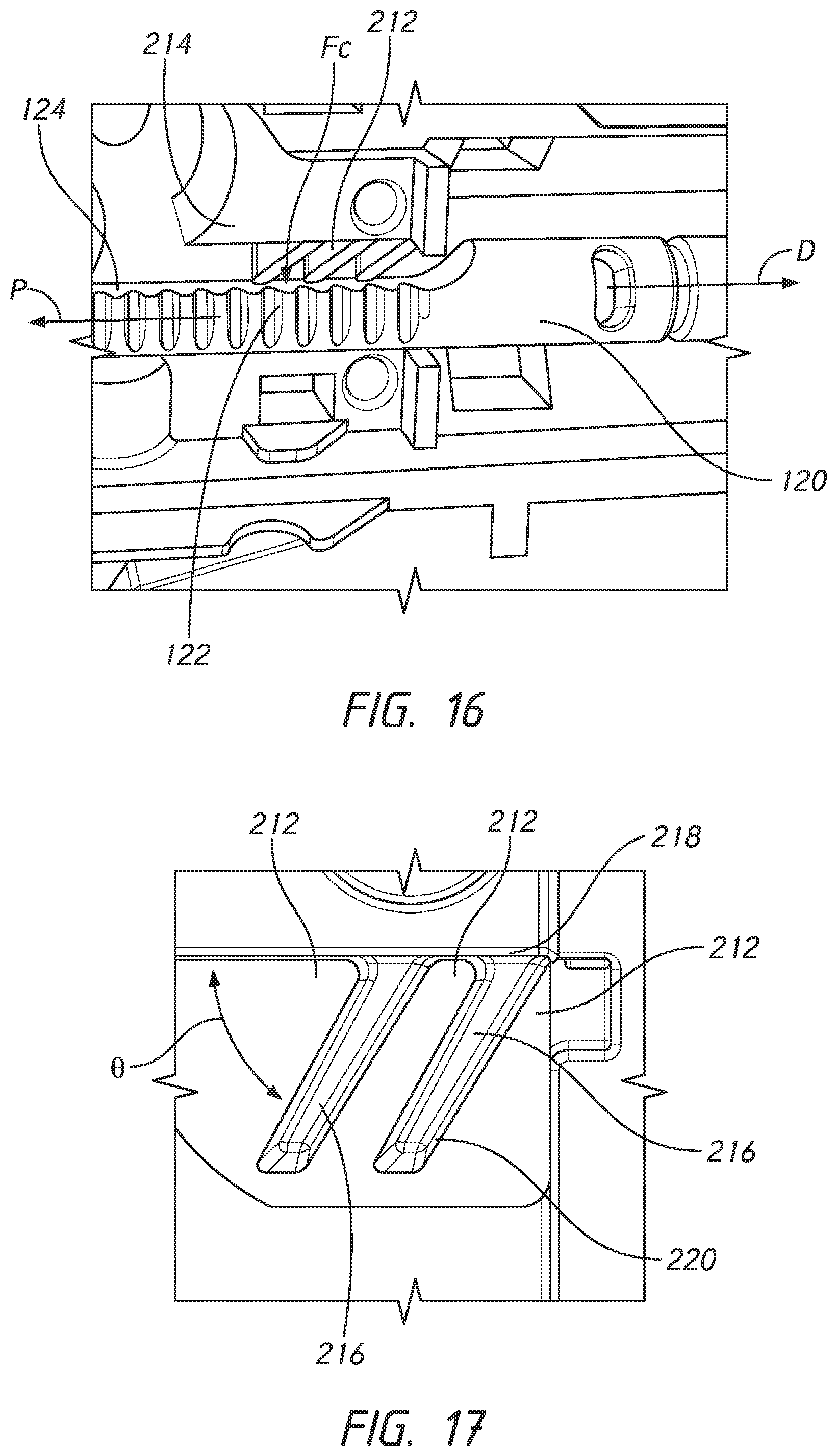 Patent US11771428 Figure 16 – Actuation shaft retention mechanism for surgical stapler