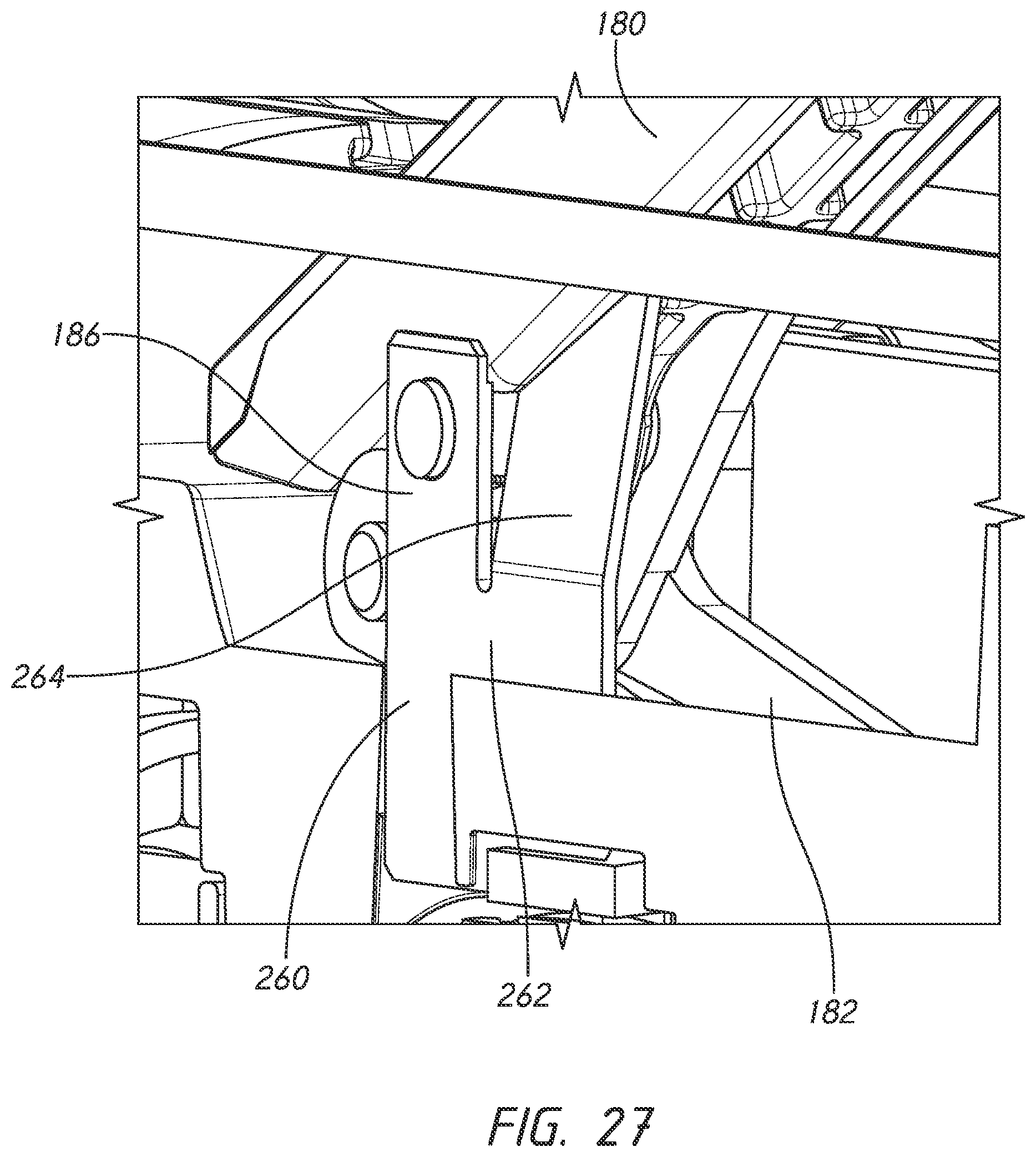 Patent US11771428 Figure 20 – Actuation shaft retention mechanism for surgical stapler