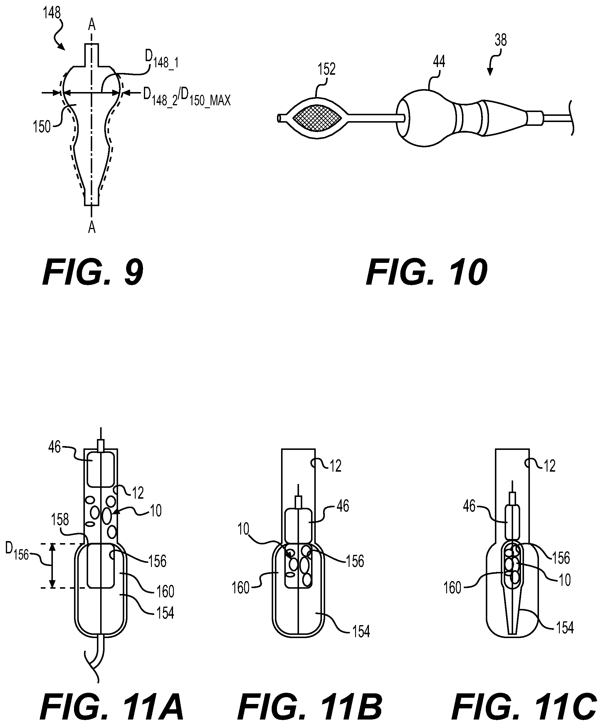 Patent US11771444 Figure 8 – Medical instrument having a balloon and an extraction member