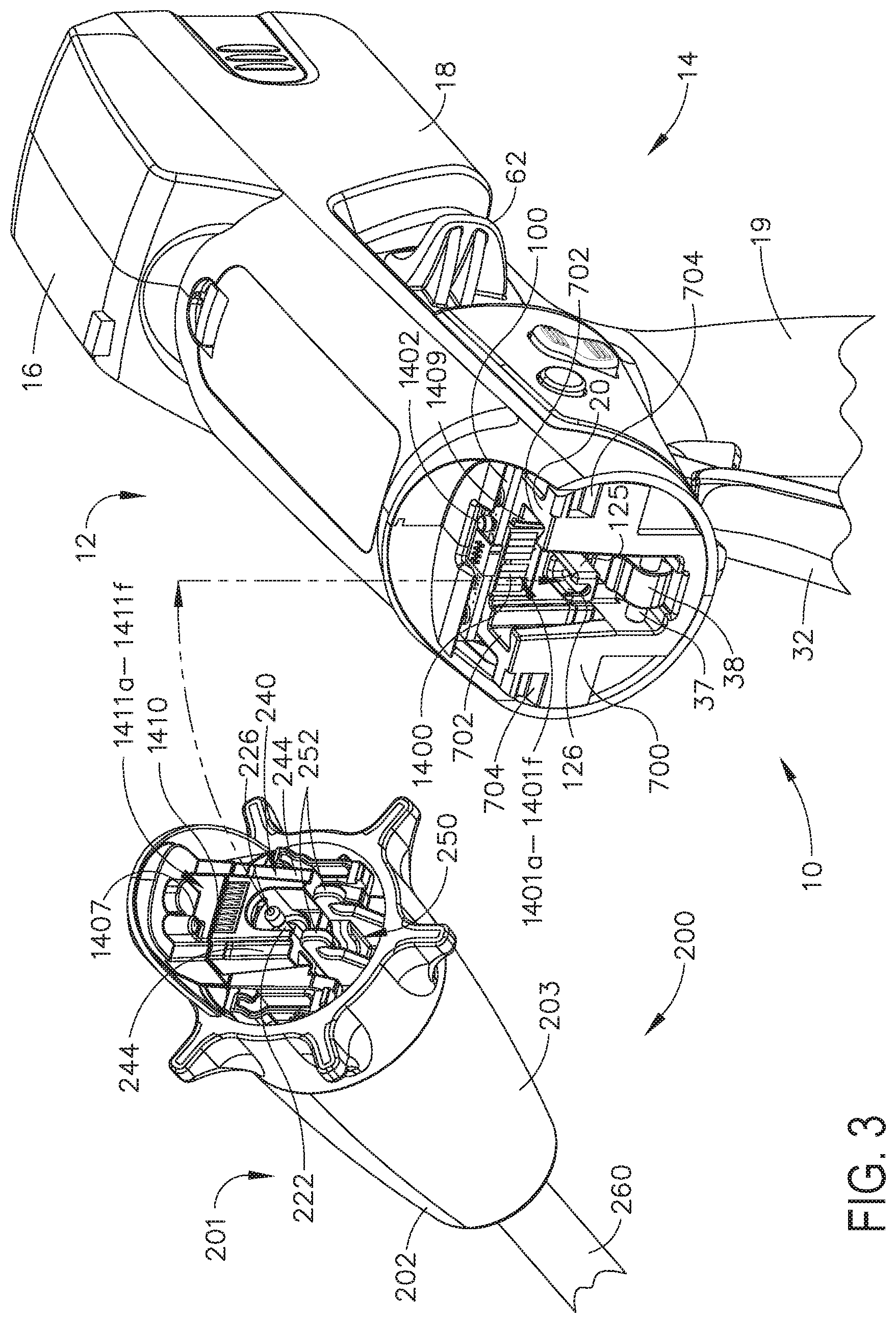 Patent US11771454 Figure 3 – Stapling assembly including a controller for monitoring a clamping laod