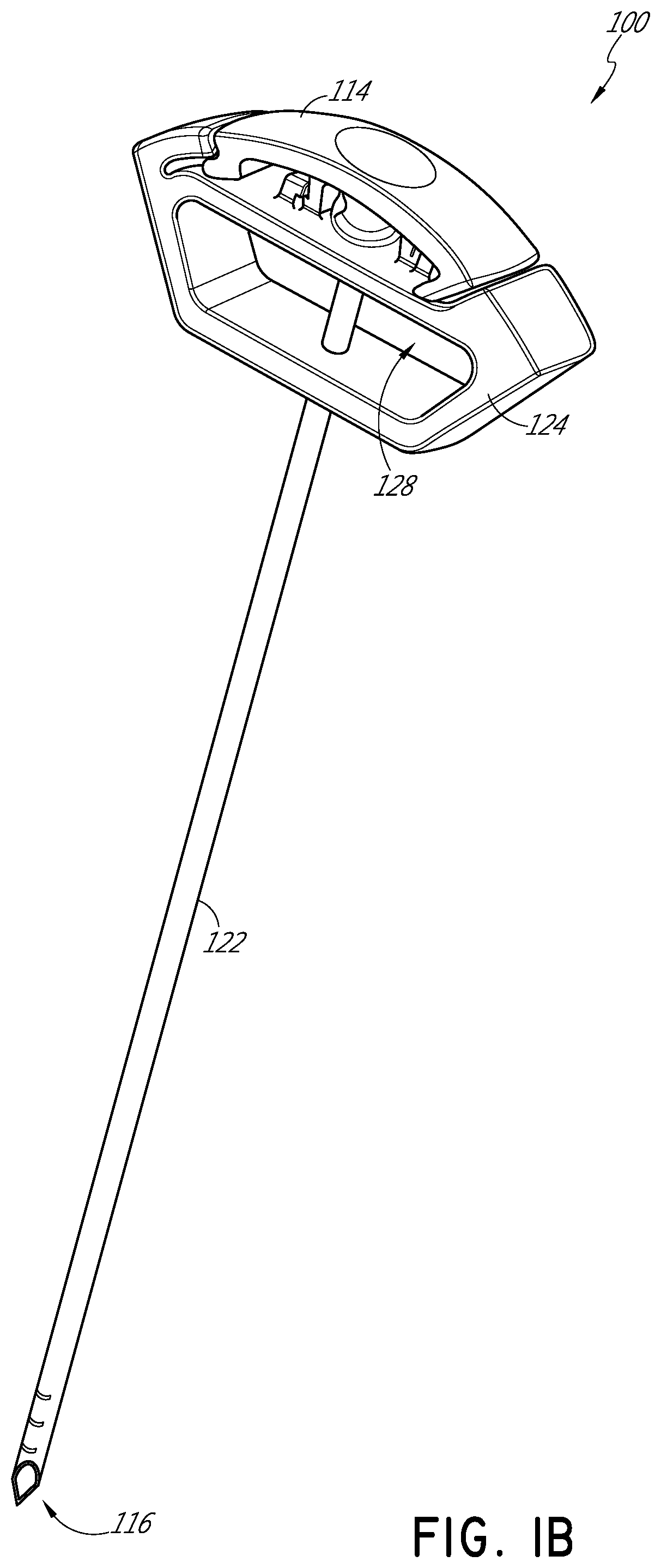 Patent US11771459 Figure 2 – Handles for needle assemblies