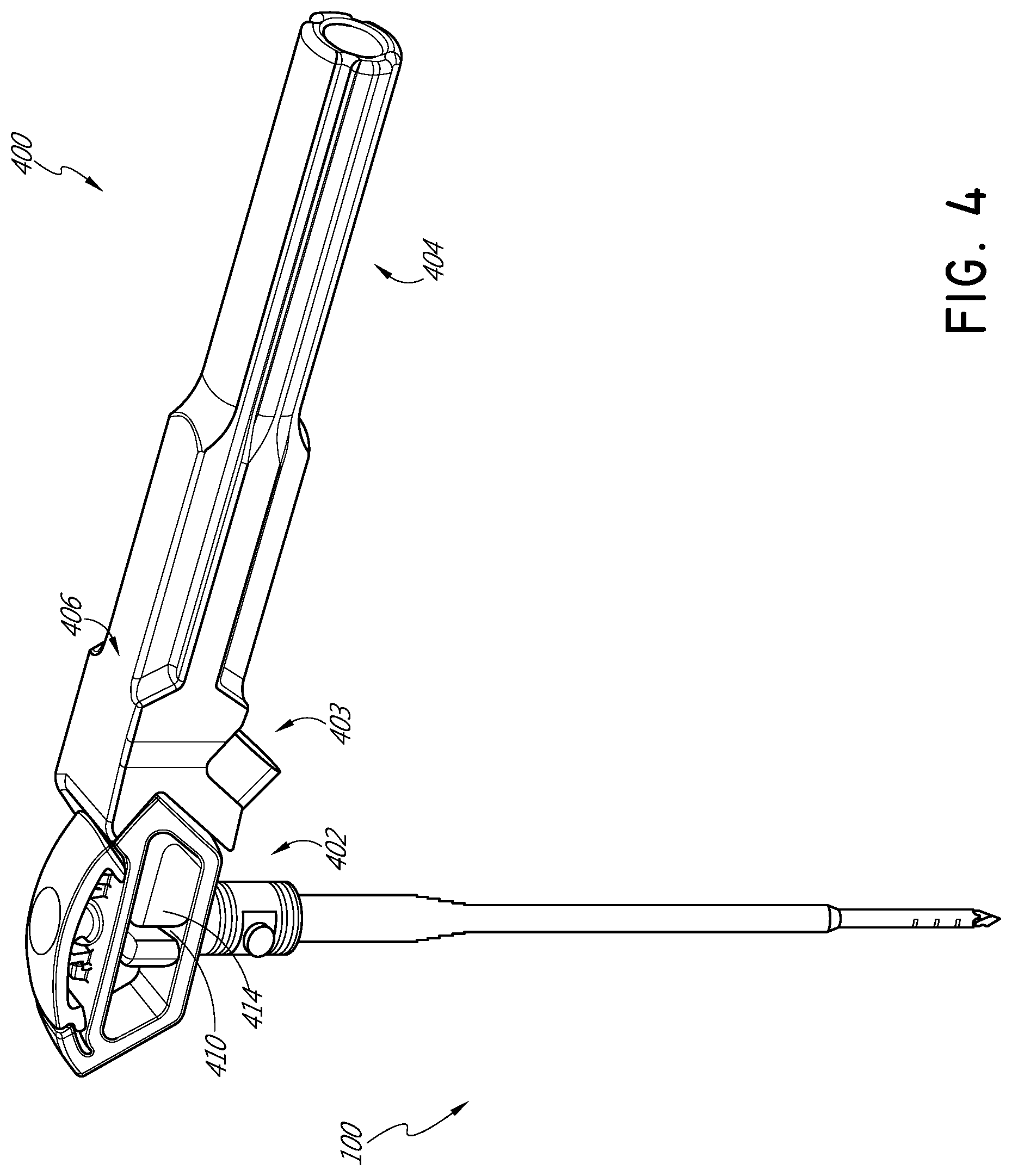 Patent US11771459 Figure 7 – Handles for needle assemblies