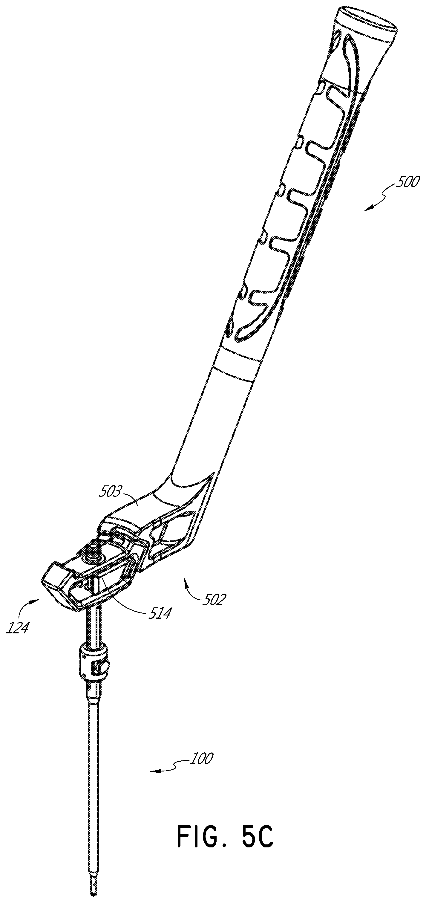 Patent US11771459 Figure 10 – Handles for needle assemblies