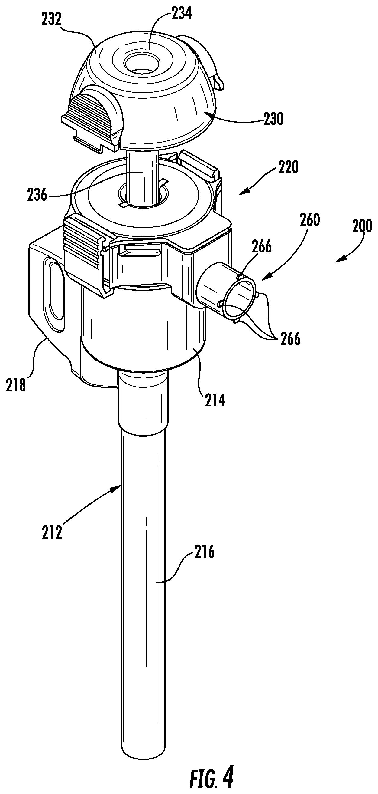 Patent US11771465 Figure 4 – Cannula assembly for robotically assisted pressure regulated laparoscopic surgical procedures
