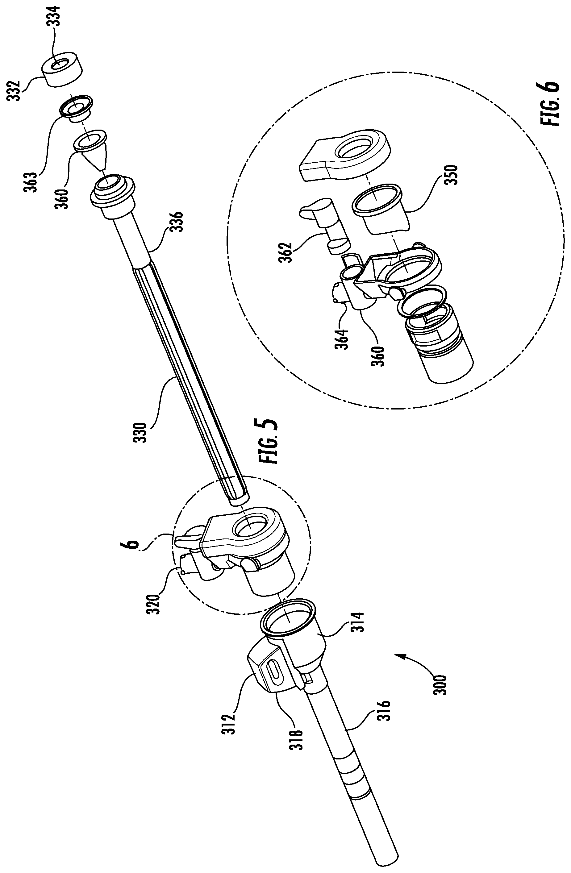 Patent US11771465 Figure 5 – Cannula assembly for robotically assisted pressure regulated laparoscopic surgical procedures