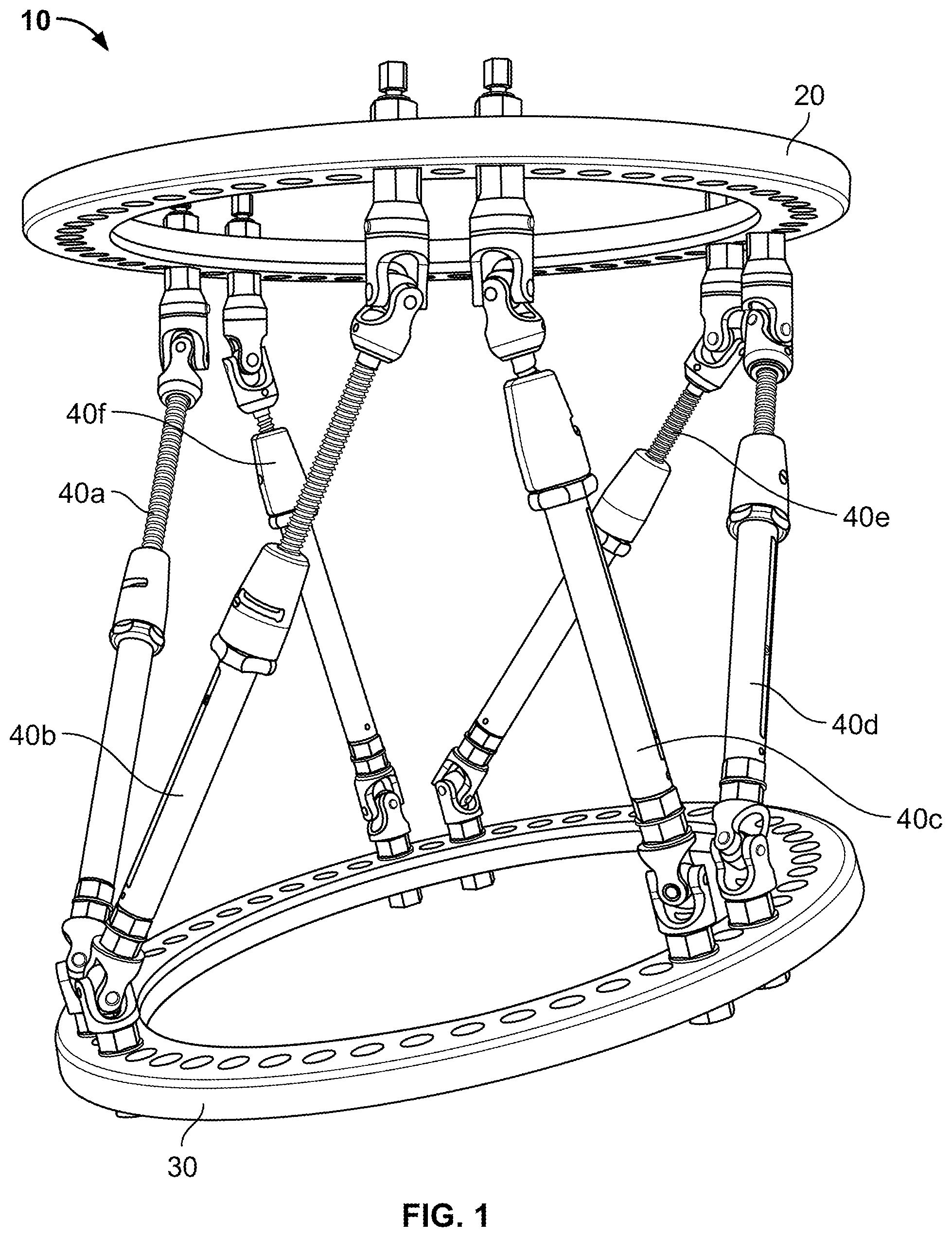 Patent US11771466 Figure 1 – Ring hole planning for external fixation frames