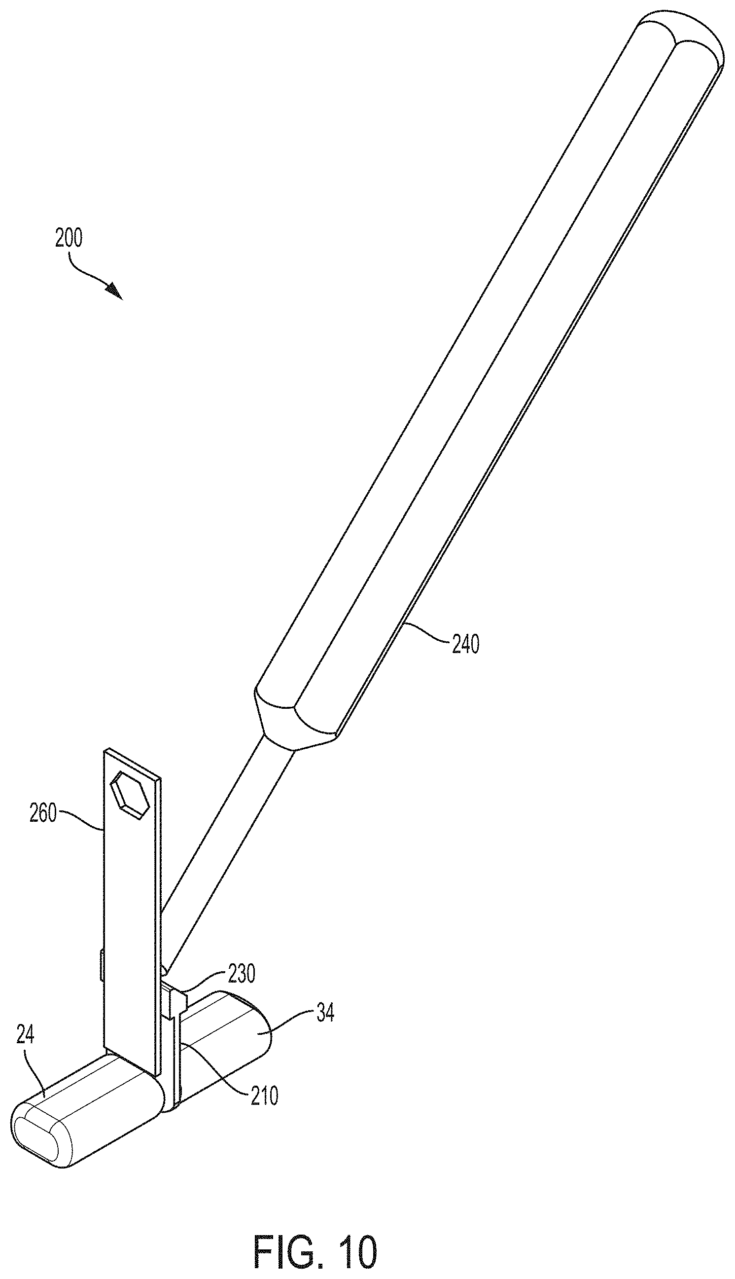 Patent US11771467 Figure 10 – Bone positioning and cutting system and method