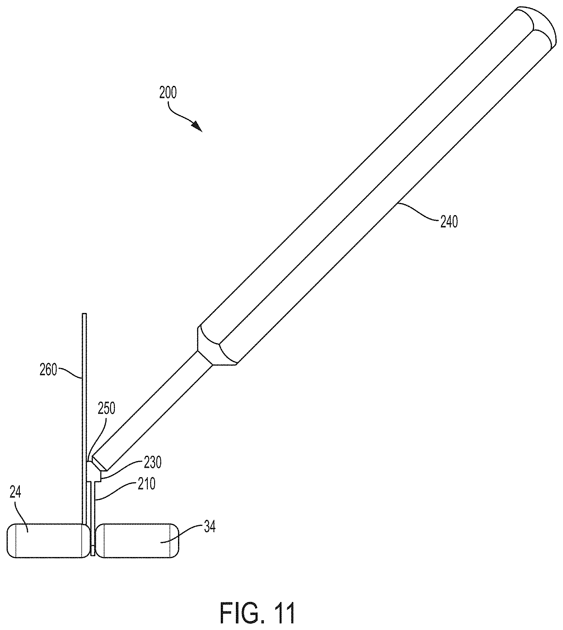 Patent US11771467 Figure 11 – Bone positioning and cutting system and method