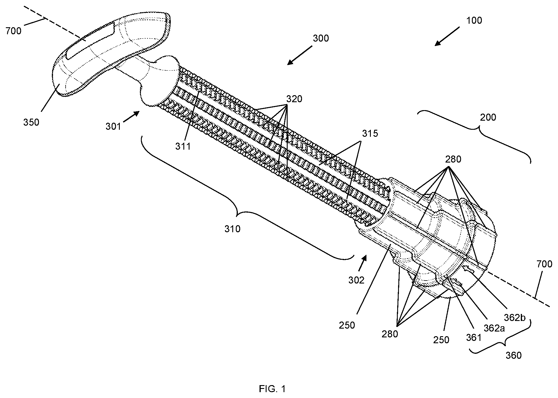 Patent US11771484 Figure 1 – Device for dispensing bone cement