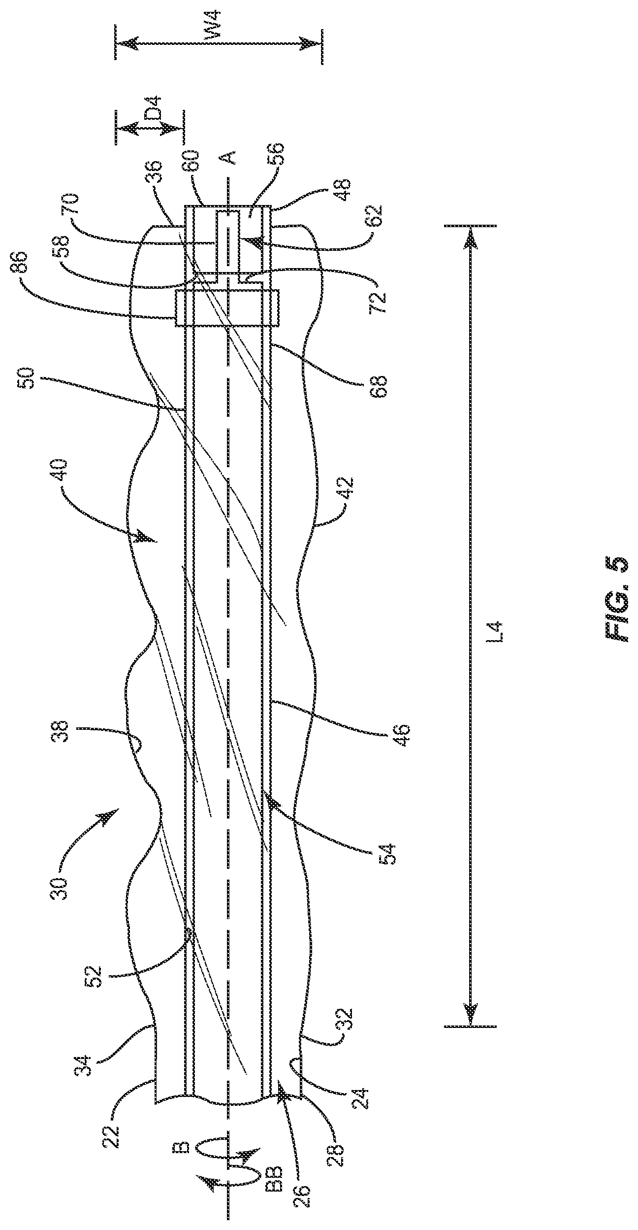 Patent US11771485 Figure 5 – Device for performing a surgical procedure and method