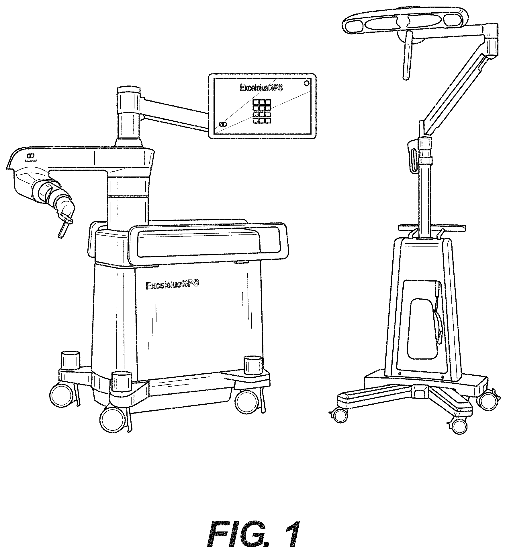 Patent US11771499 Figure 1 – Robot surgical platform