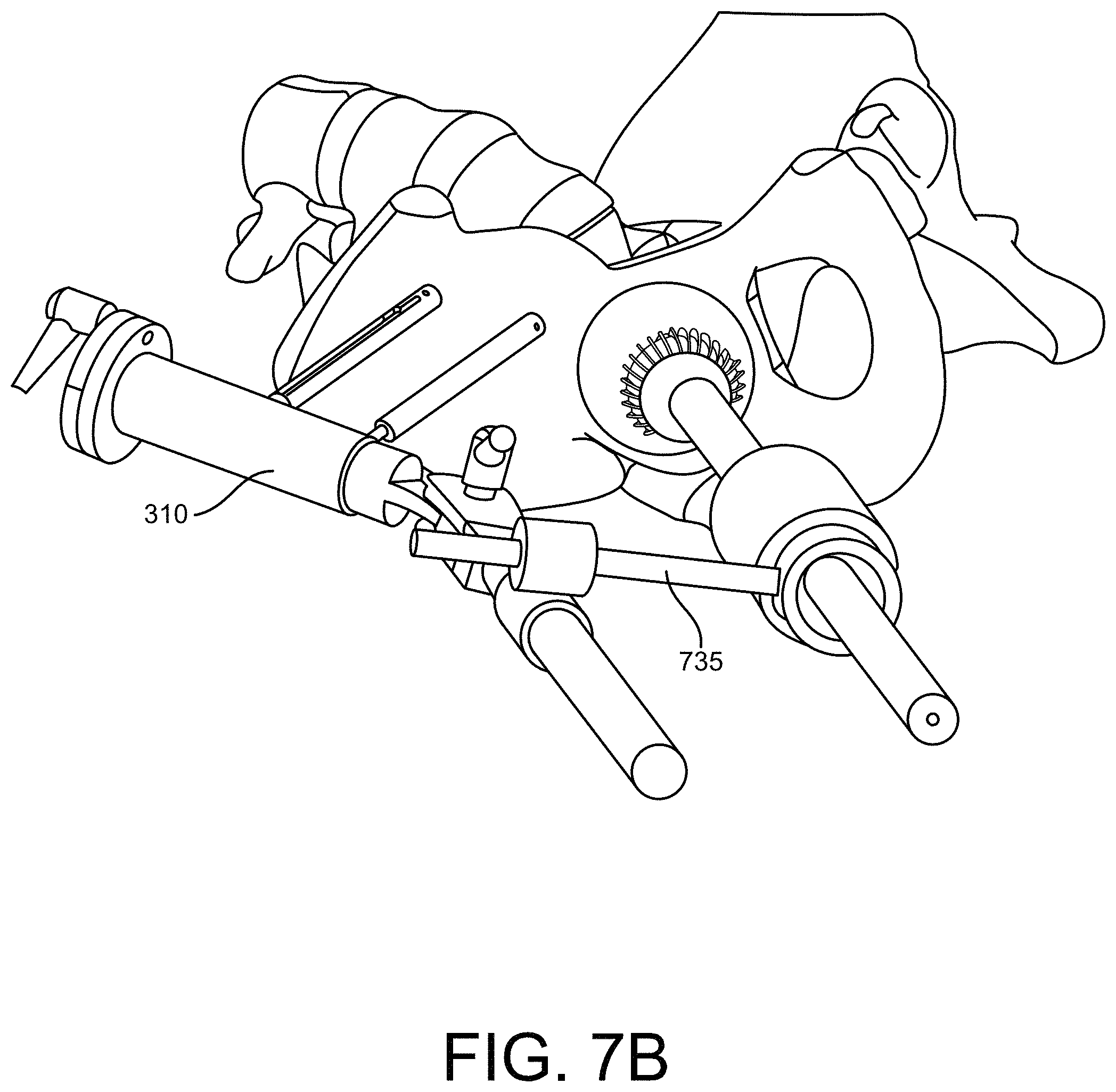 Patent US11771500 Figure 8 – Surgical navigation using a guide for instrumentation positioning