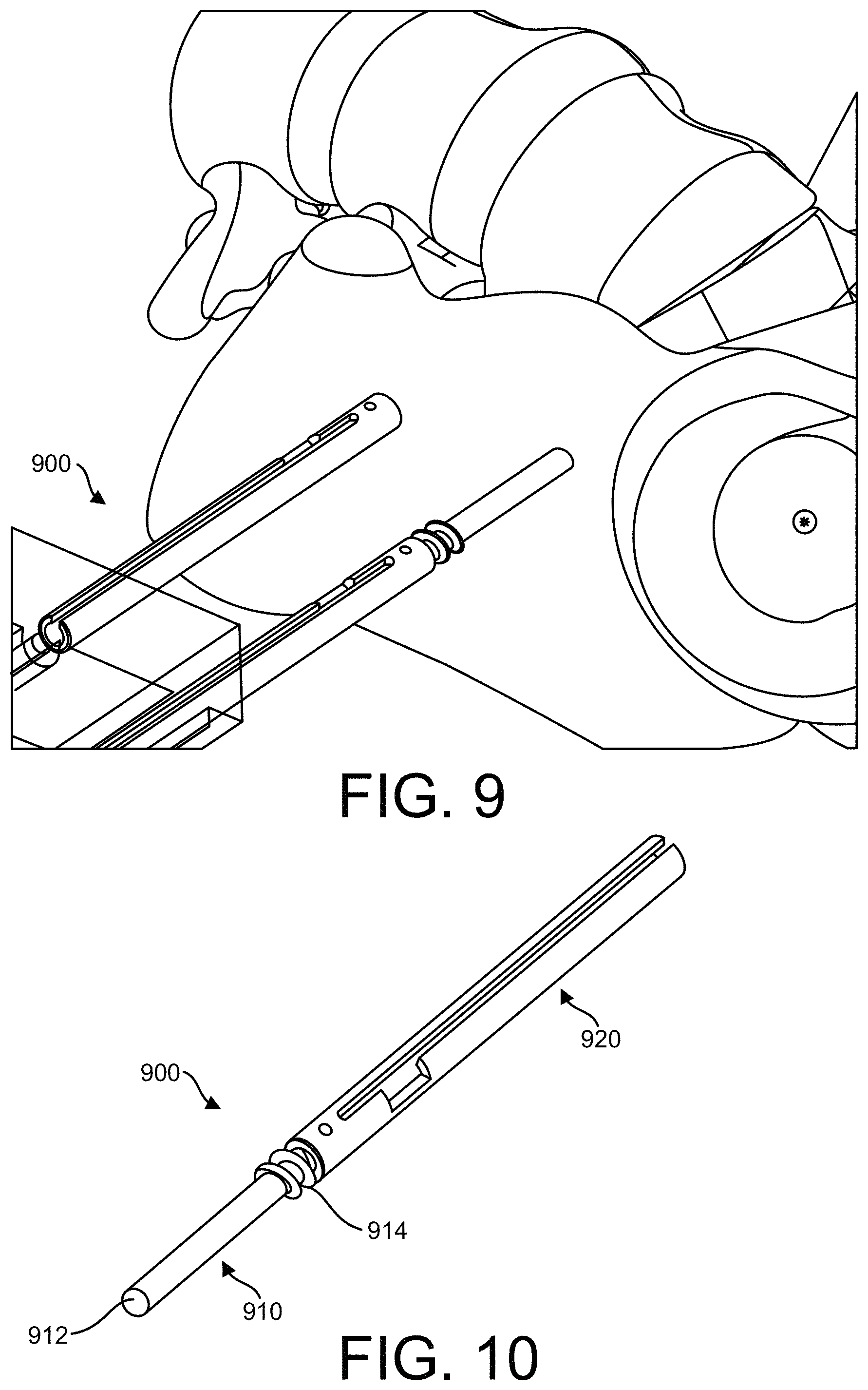 Patent US11771500 Figure 11 – Surgical navigation using a guide for instrumentation positioning