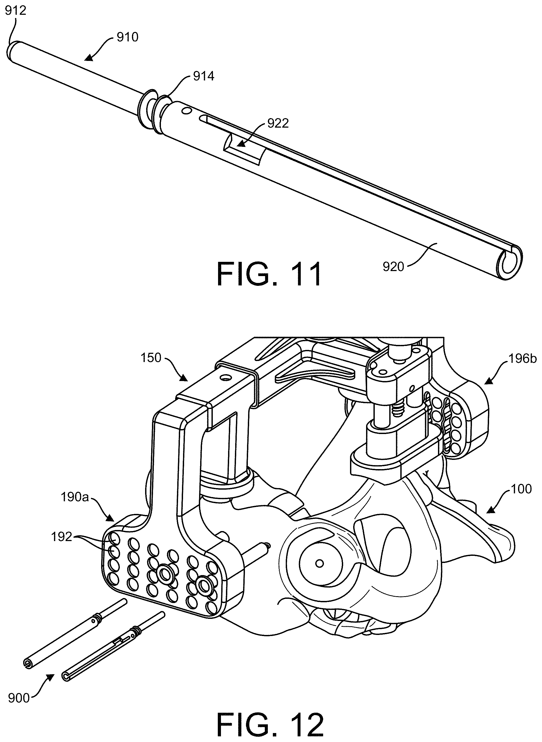 Patent US11771500 Figure 12 – Surgical navigation using a guide for instrumentation positioning