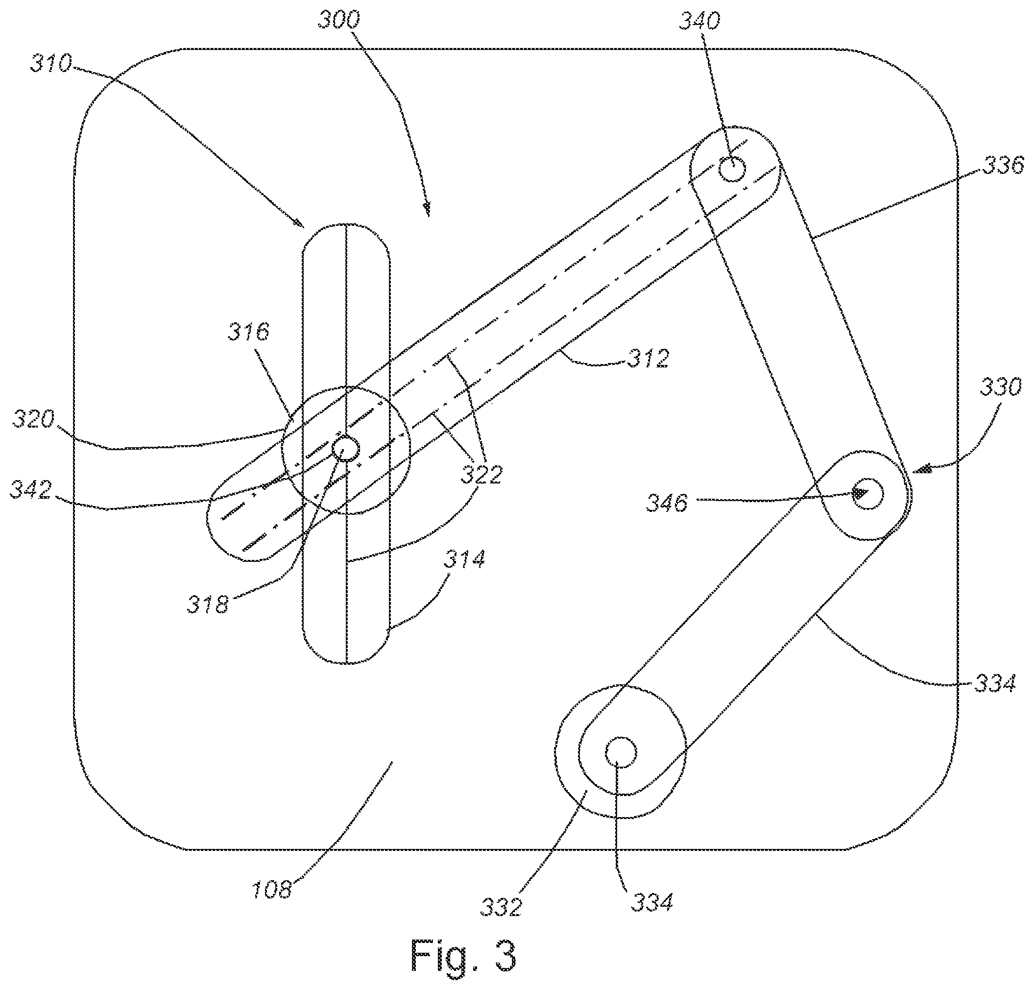 Patent US11771503 Figure 3 – Screen-mounted trajectory and aiming guide for use with fluoroscopy
