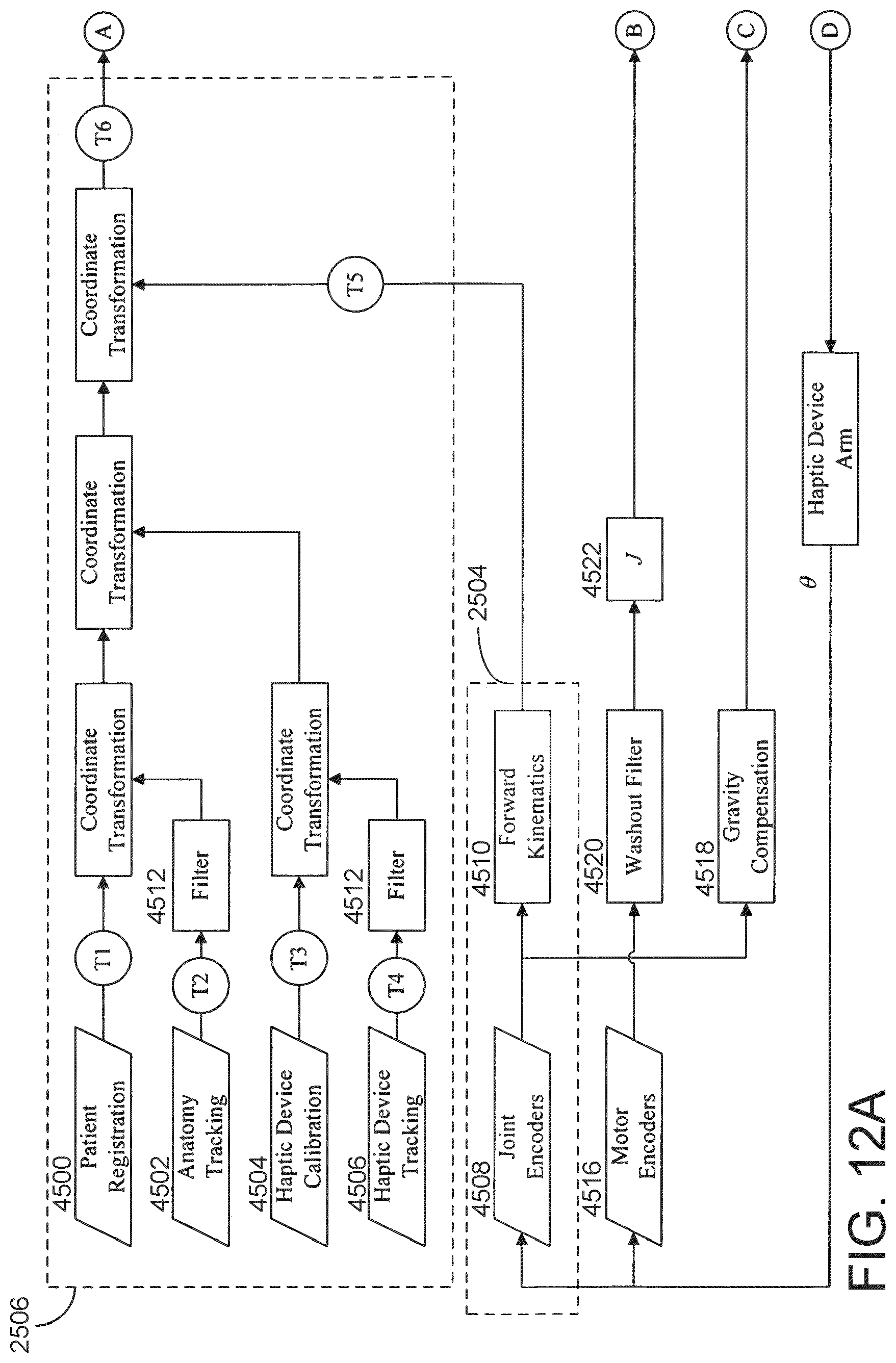 Patent US11771504 Figure 16 – Surgical system with base and arm tracking