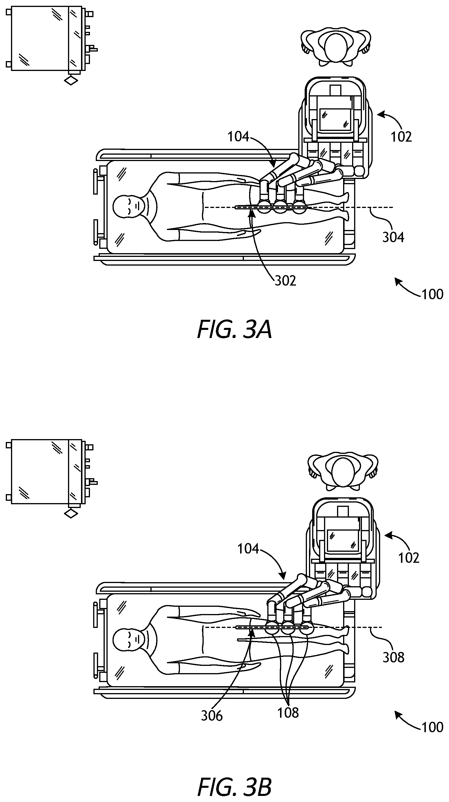 Patent US11771509 Figure 3 – Translating robotic surgical tools with integrated firing mechanisms