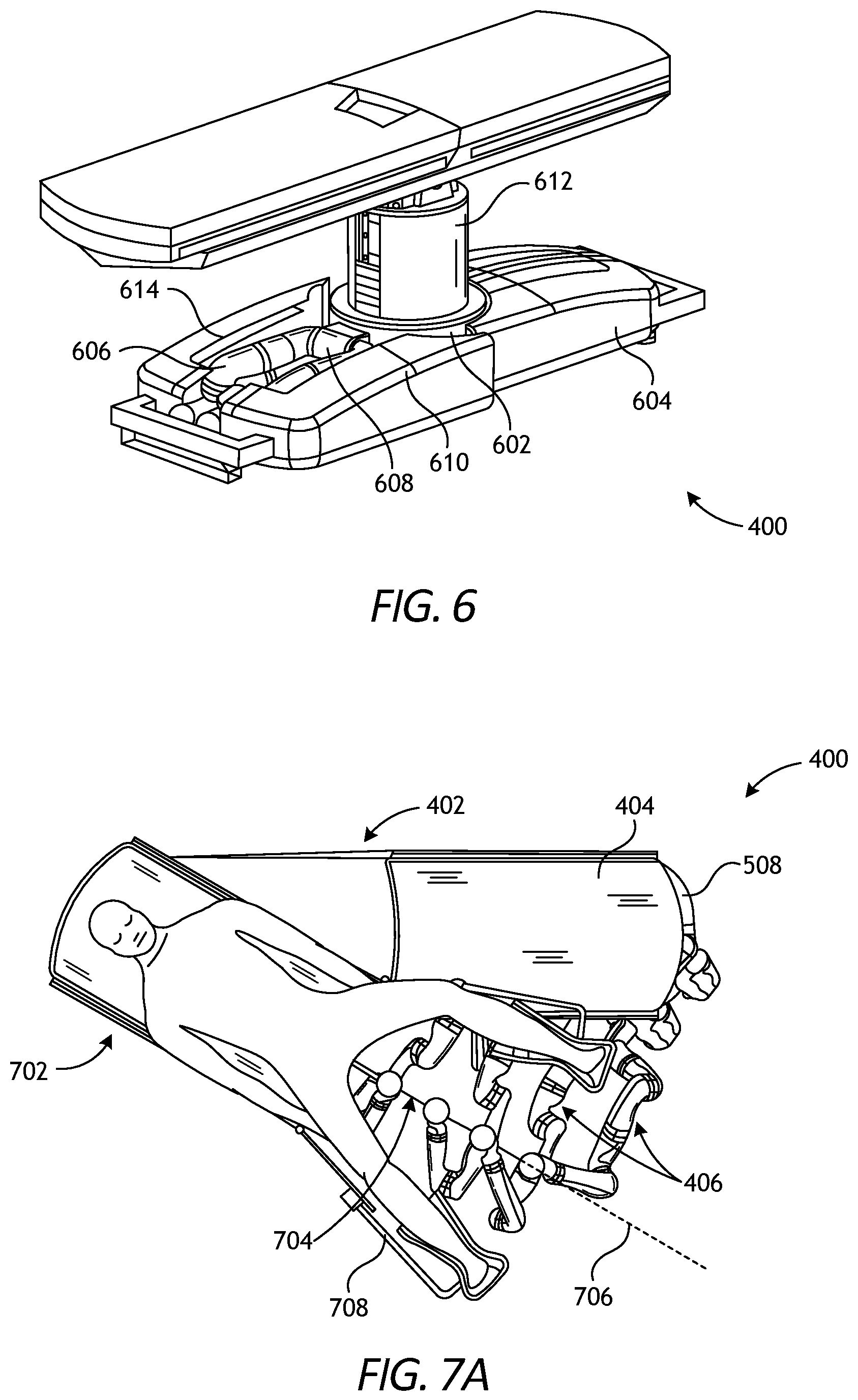Patent US11771509 Figure 5 – Translating robotic surgical tools with integrated firing mechanisms