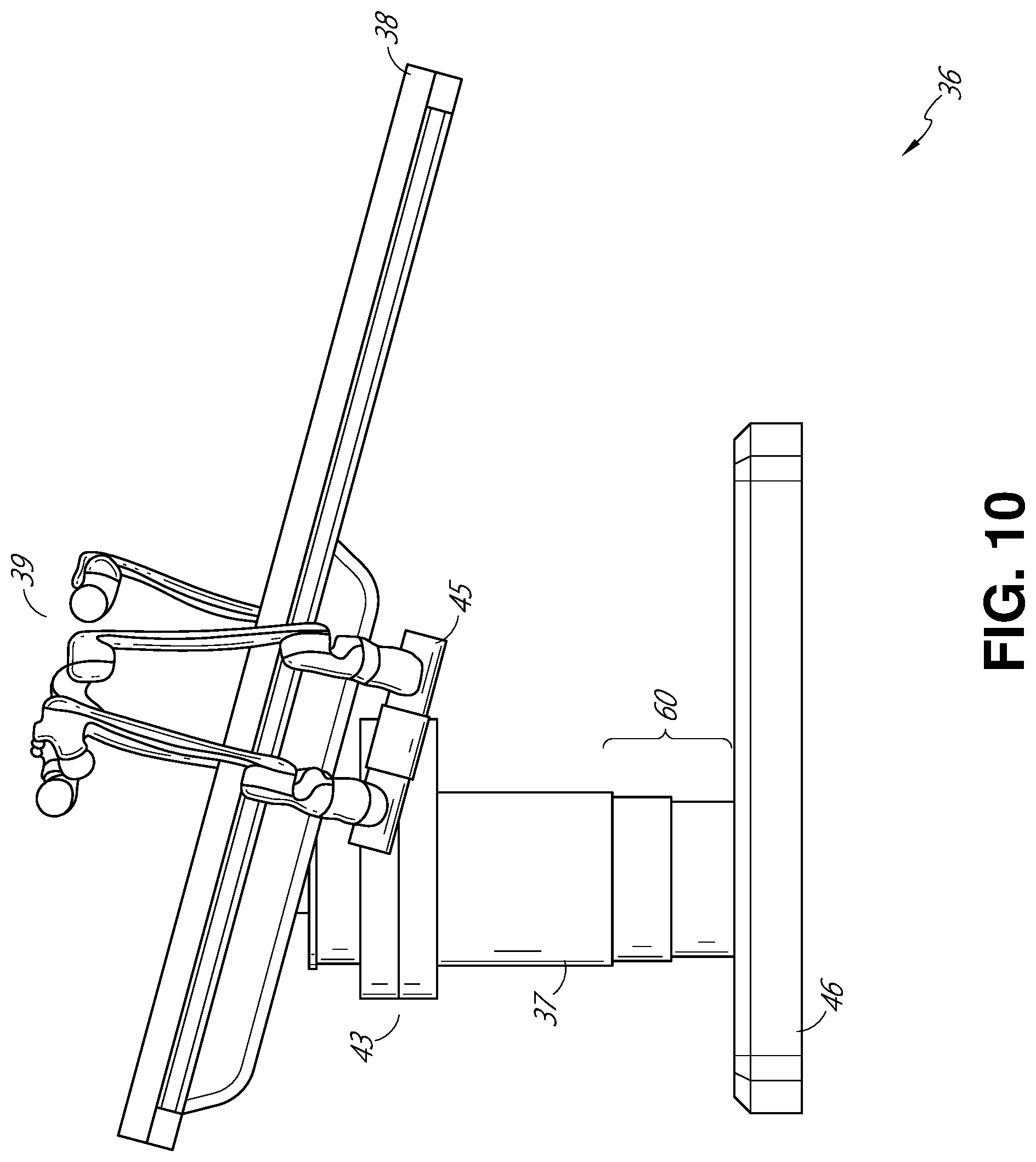 Patent US11771510 Figure 10 – Systems and methods for kinematic optimization with shared robotic degrees-of-freedom