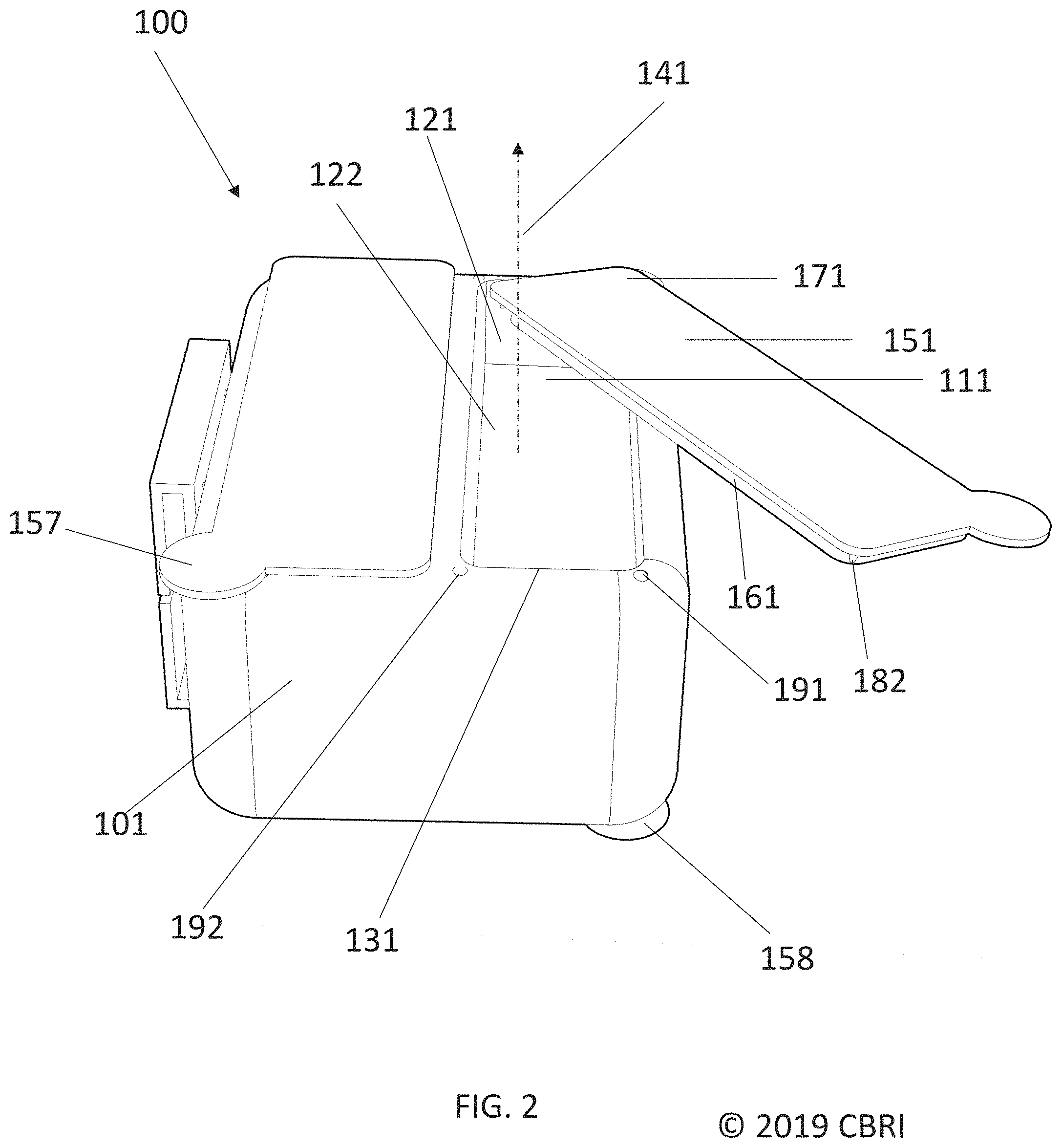 Patent US11771514 Figure 2 – Containers and methods for tissue storage during surgery