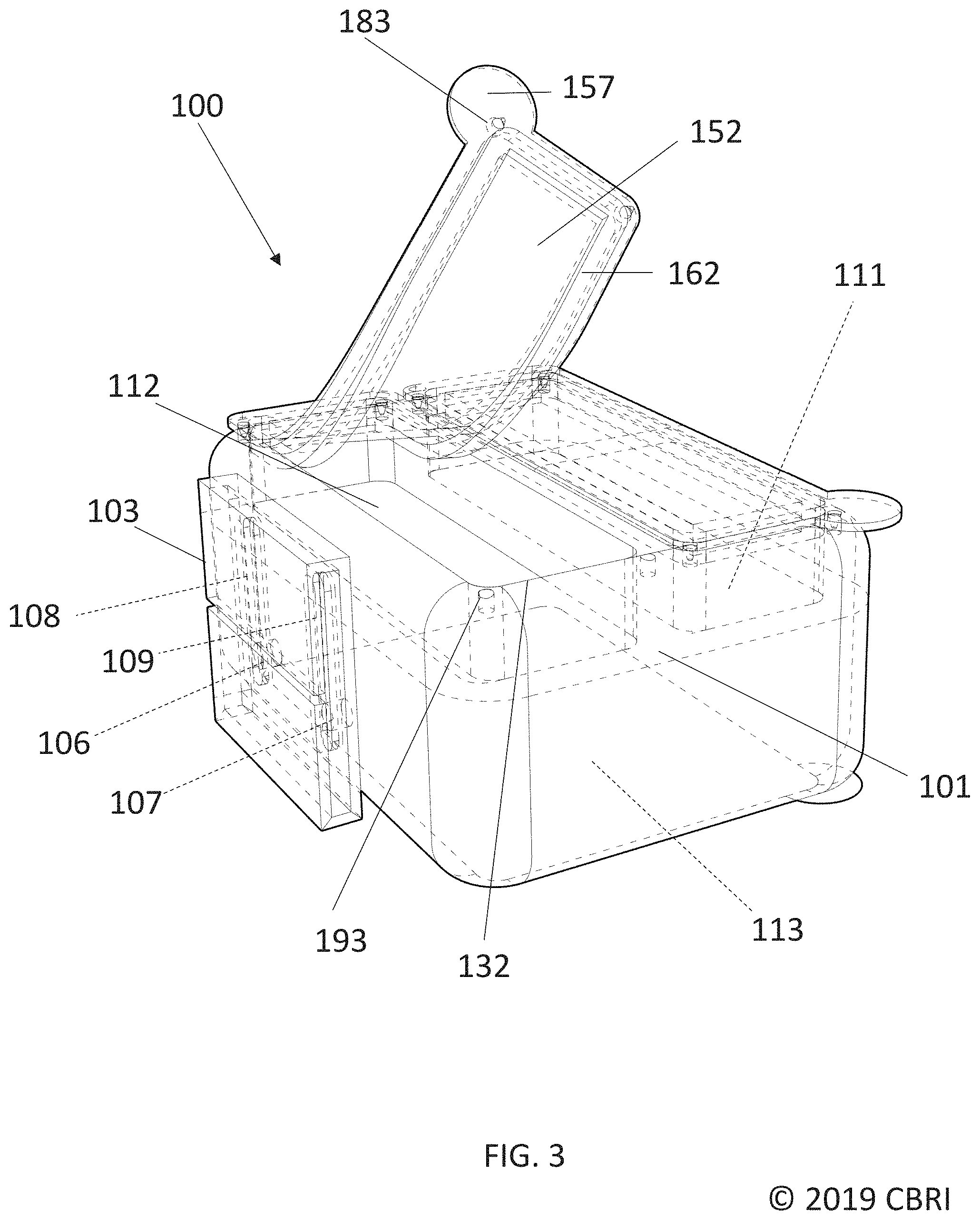 Patent US11771514 Figure 3 – Containers and methods for tissue storage during surgery