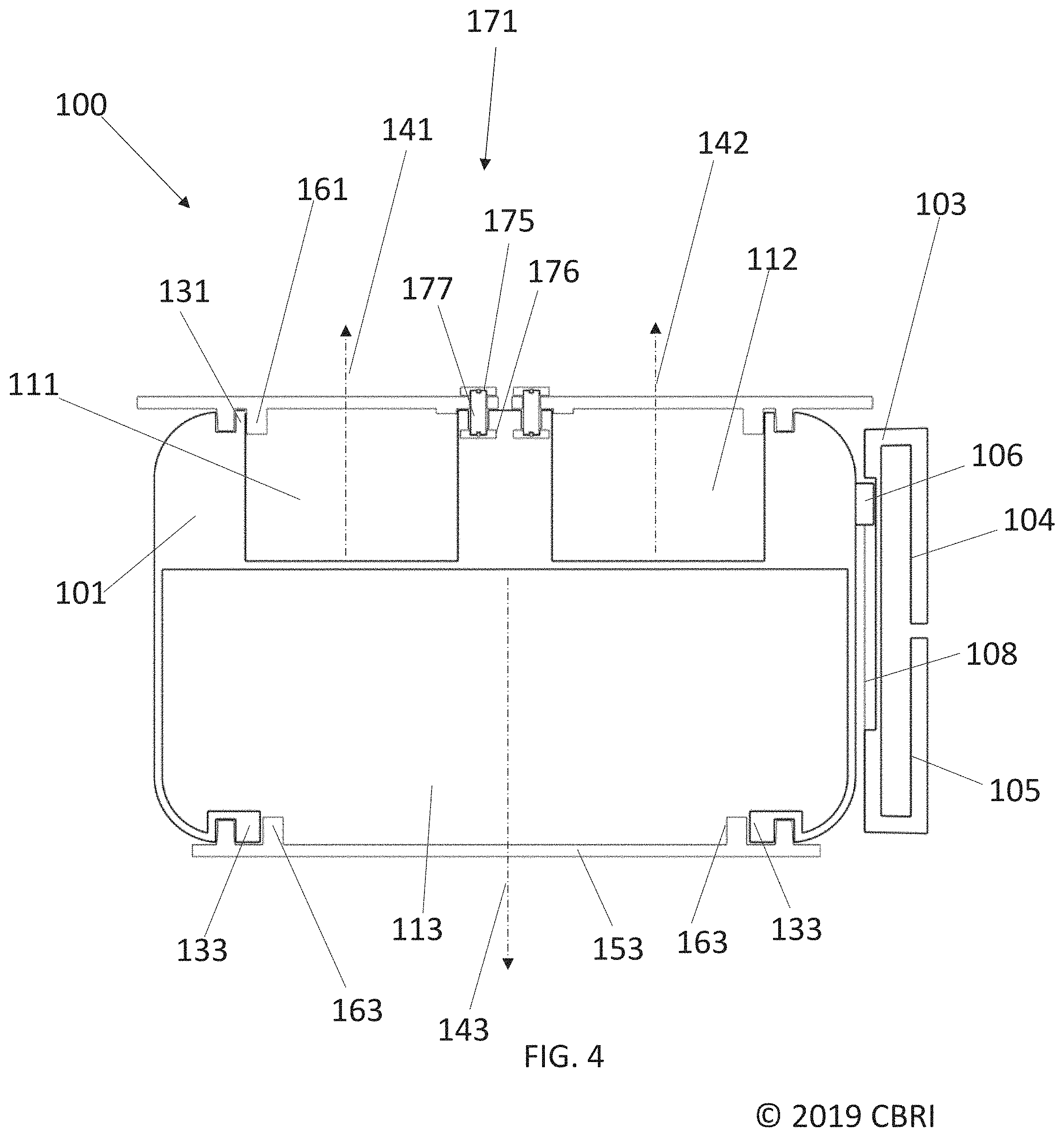 Patent US11771514 Figure 4 – Containers and methods for tissue storage during surgery