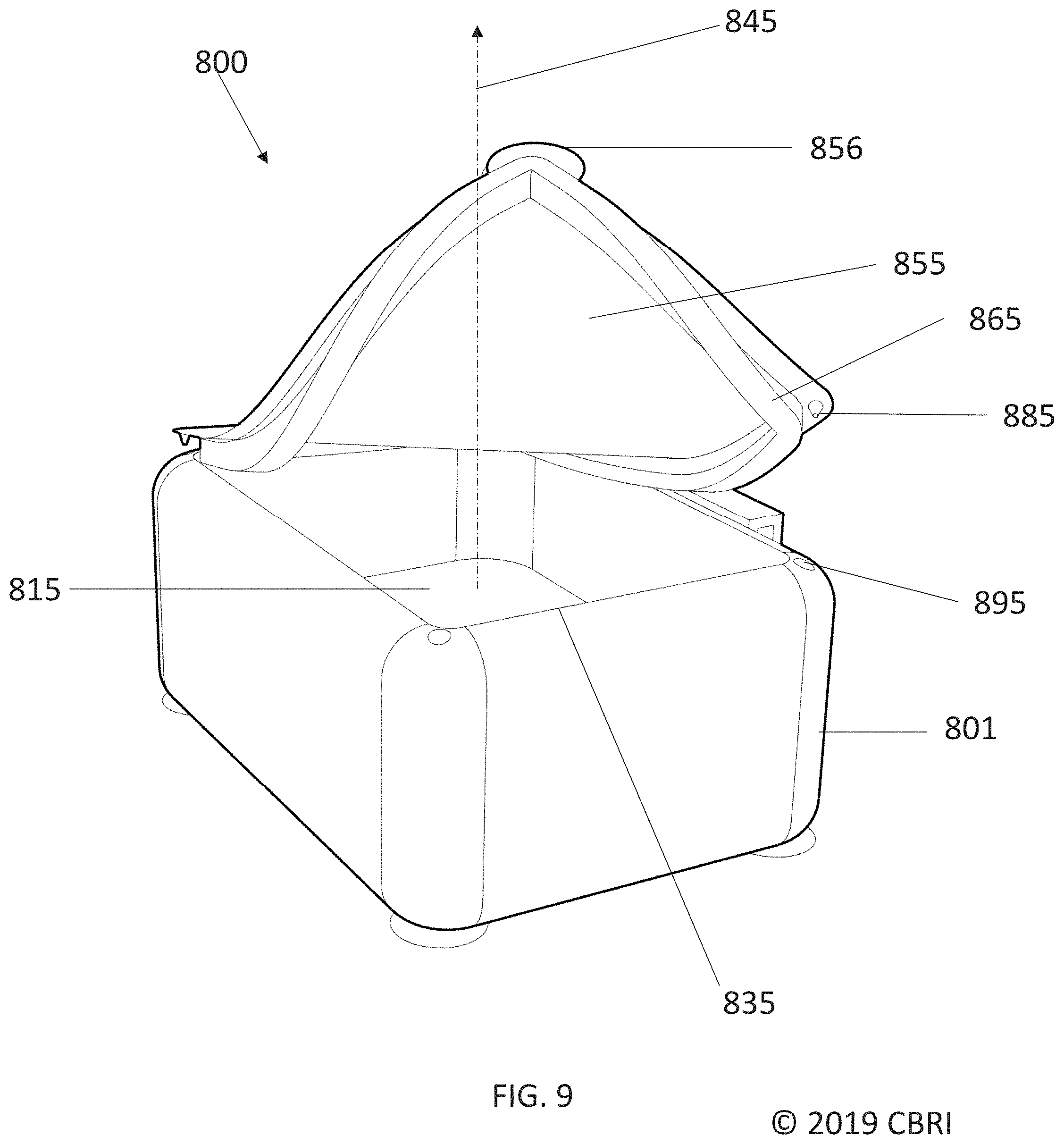 Patent US11771514 Figure 9 – Containers and methods for tissue storage during surgery