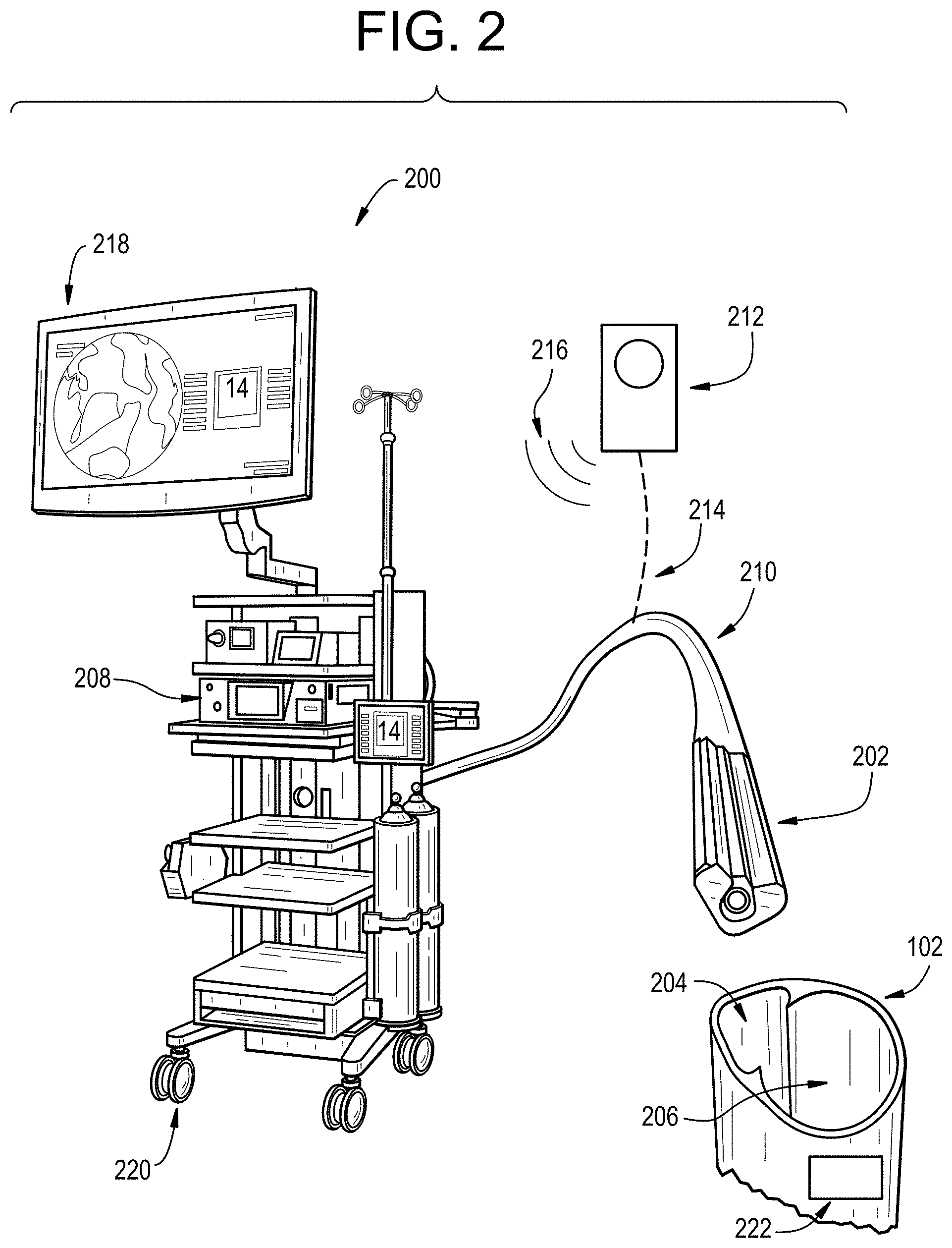 Patent US11771517 Figure 2 – Camera position indication systems and methods