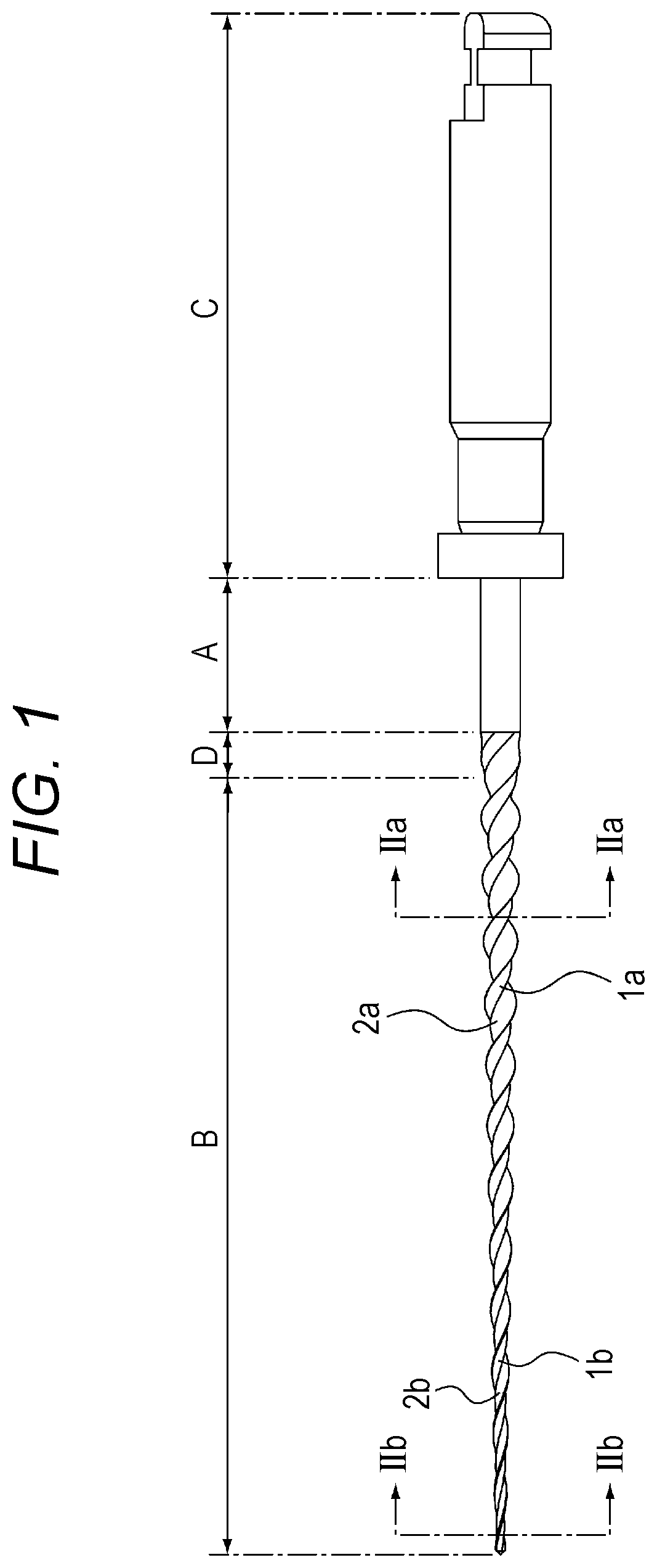 Patent US11771522 Figure 1 – Dental root canal treatment instrument