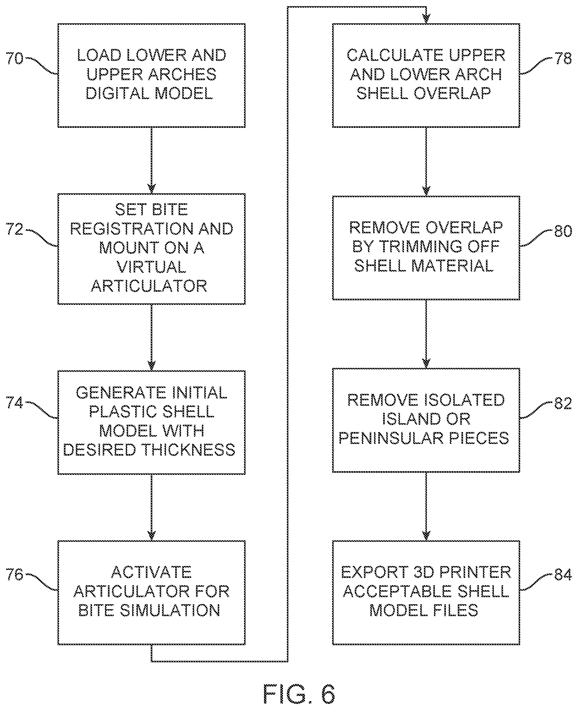 Patent US11771524 Figure 4 – Three-dimensional printed dental appliances using support structures