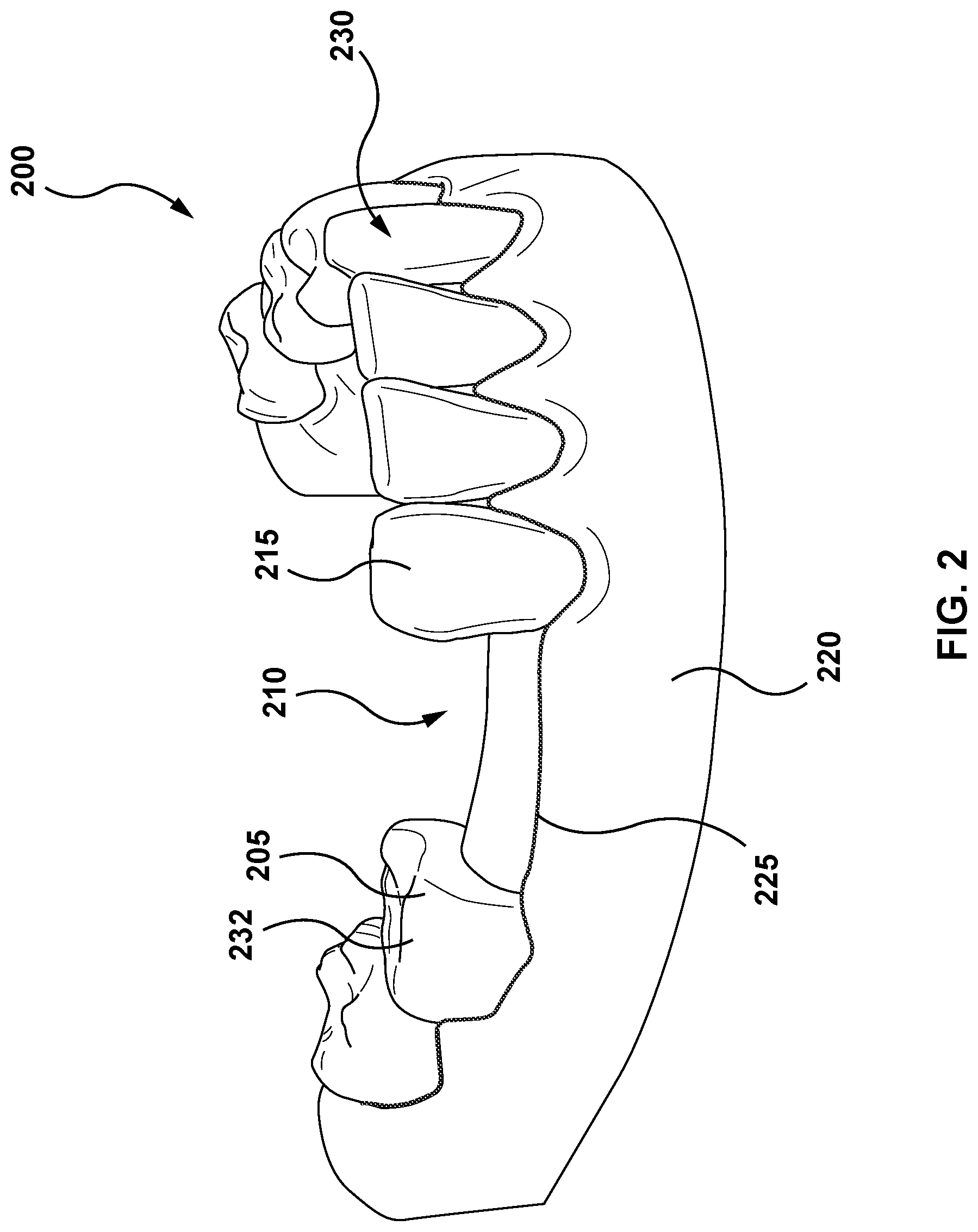 Patent US11771525 Figure 2 – Methods and systems for determining tooth structure