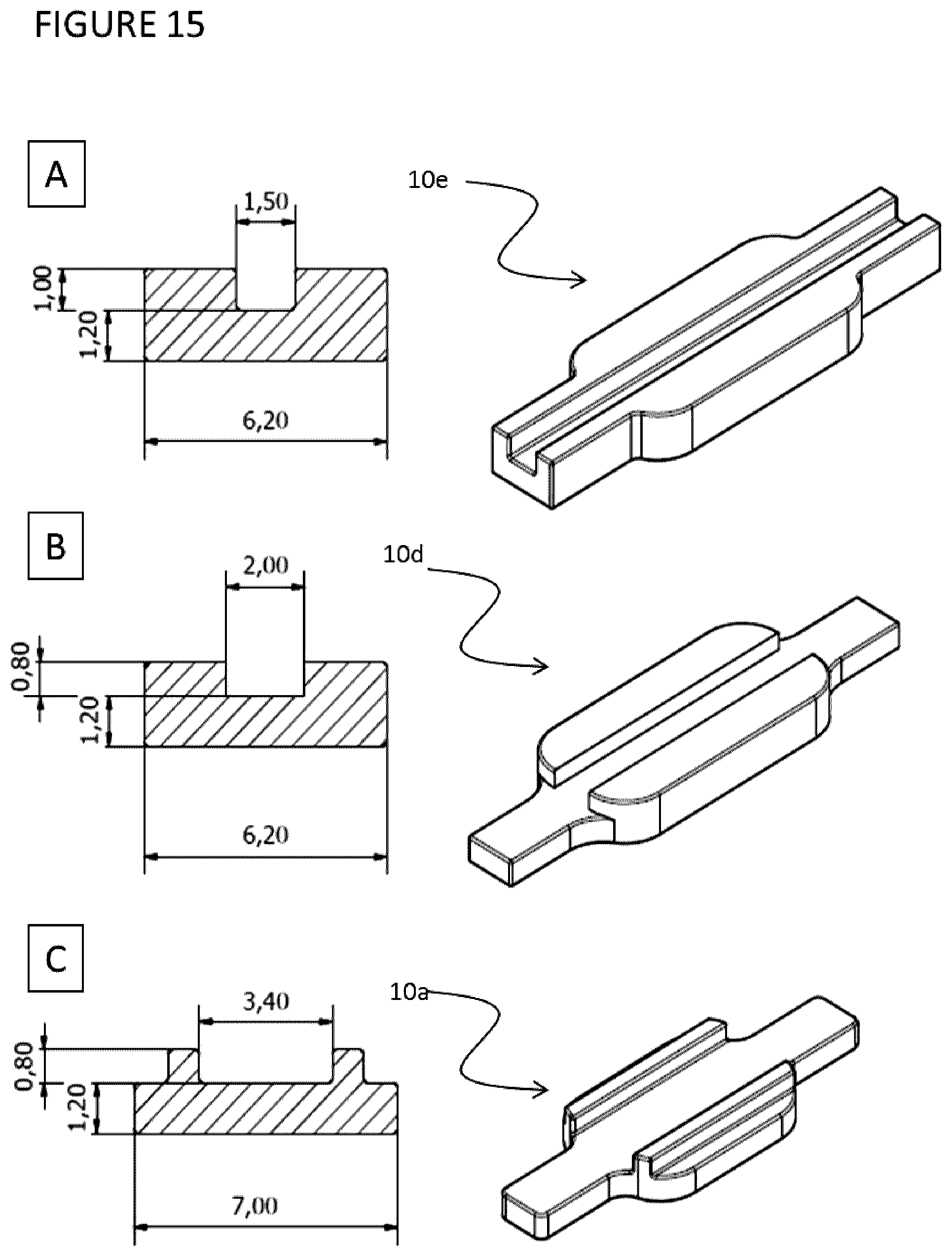 Patent US11771532 Figure 16 – Direct dental bridge