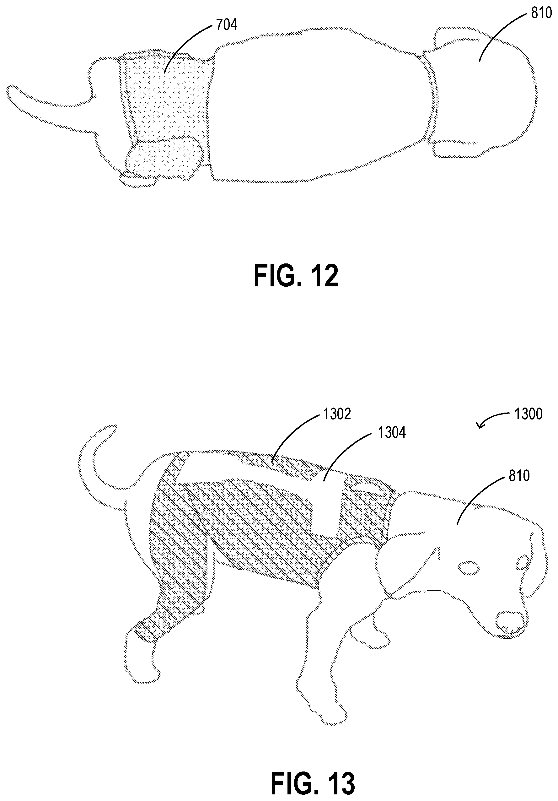 Patent US11771540 Figure 7 – Support device for quadrupeds