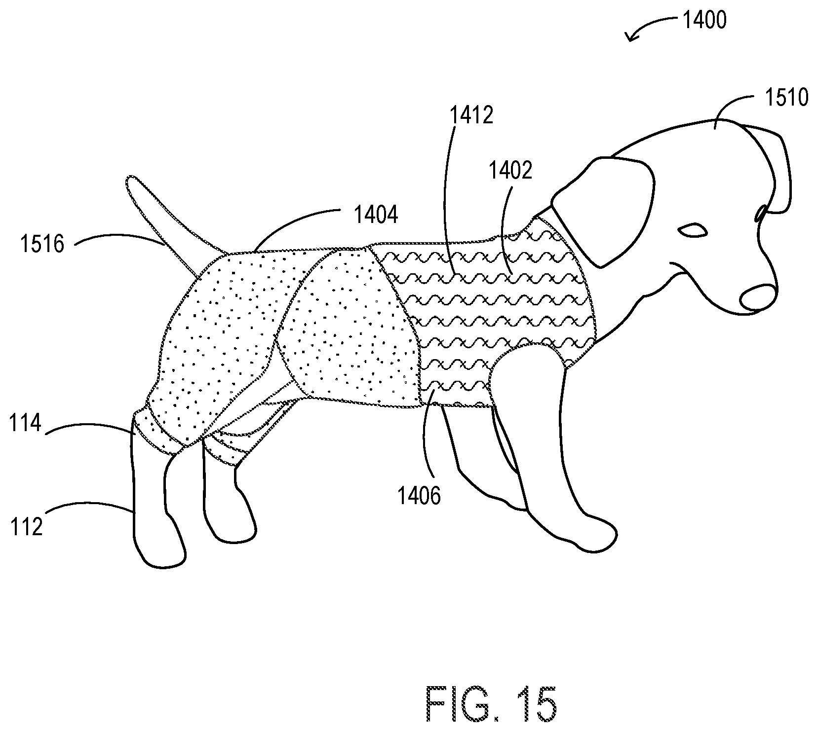 Patent US11771540 Figure 9 – Support device for quadrupeds