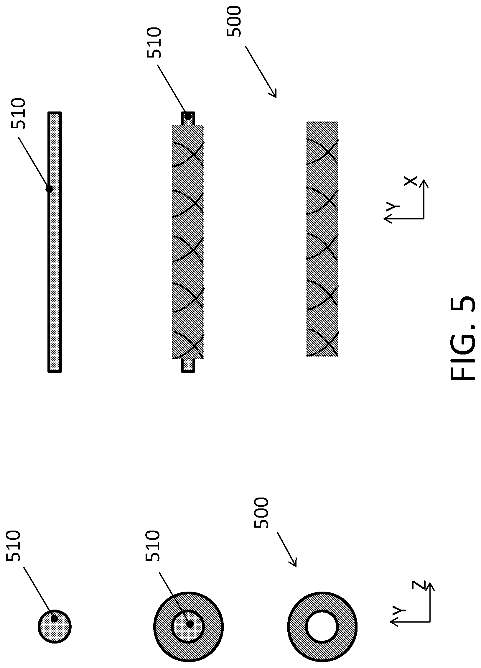 Patent US11771546 Figure 6 – Hydraulic muscle from hollow wrapped carbon nanotube yarn