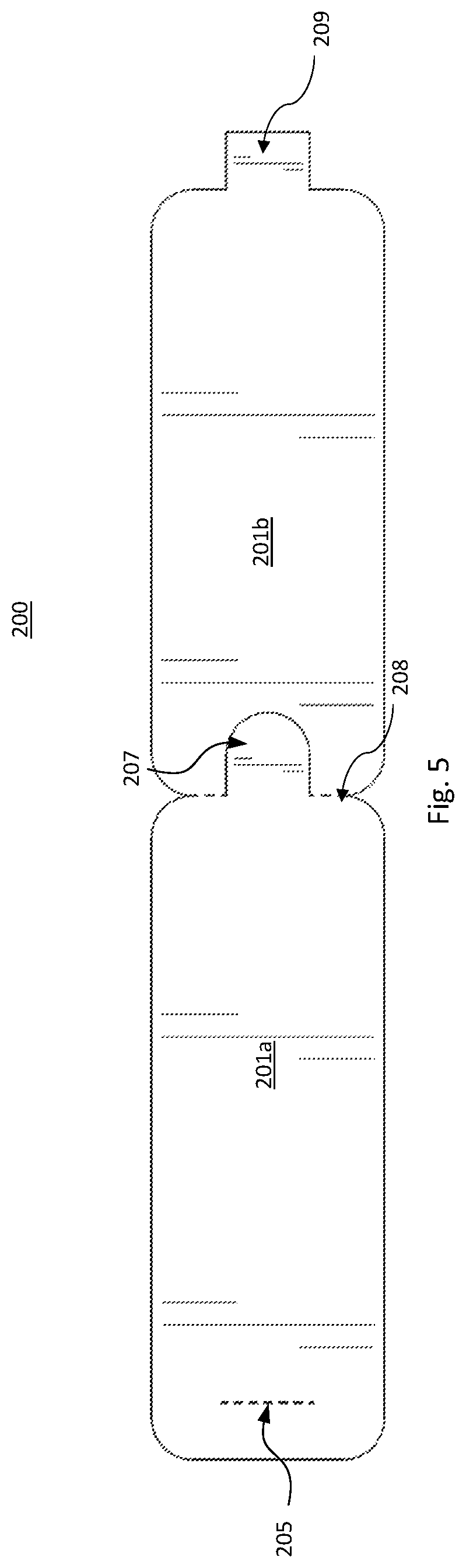 Patent US11771547 Figure 5 – Enclosure device for an implantable repair device