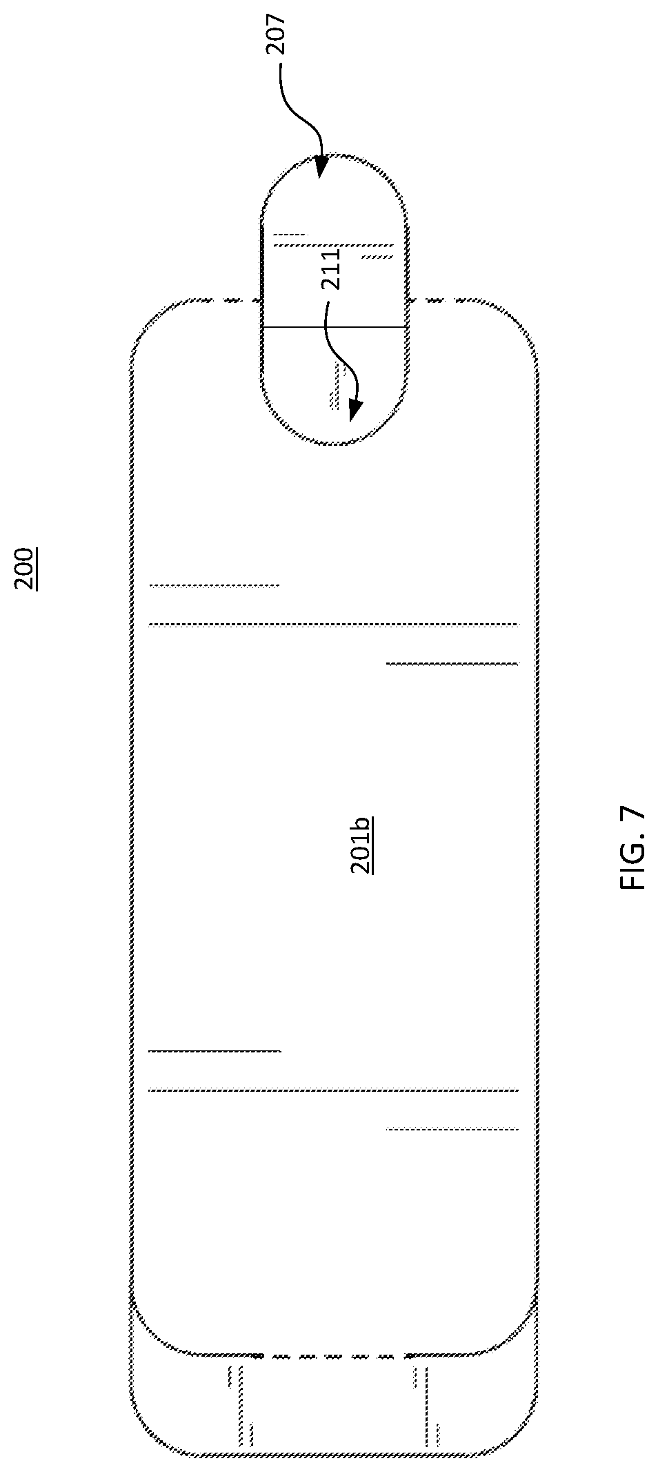 Patent US11771547 Figure 7 – Enclosure device for an implantable repair device