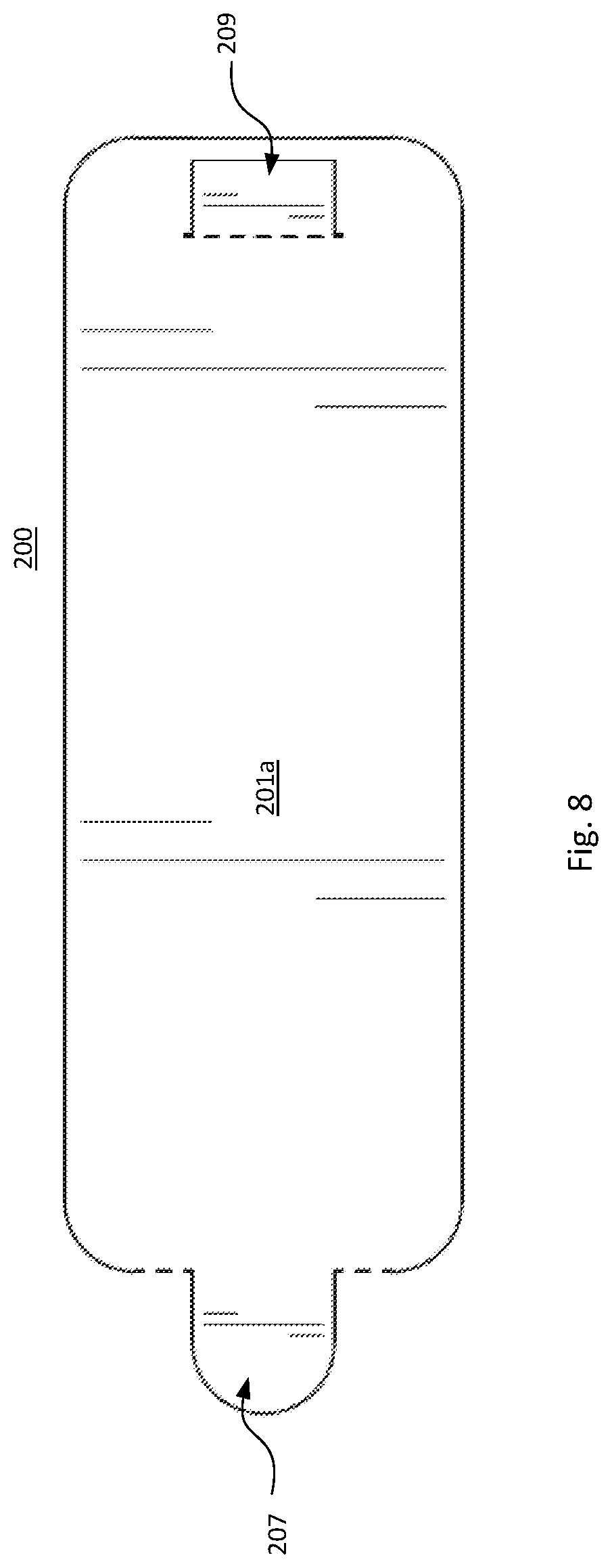 Patent US11771547 Figure 8 – Enclosure device for an implantable repair device