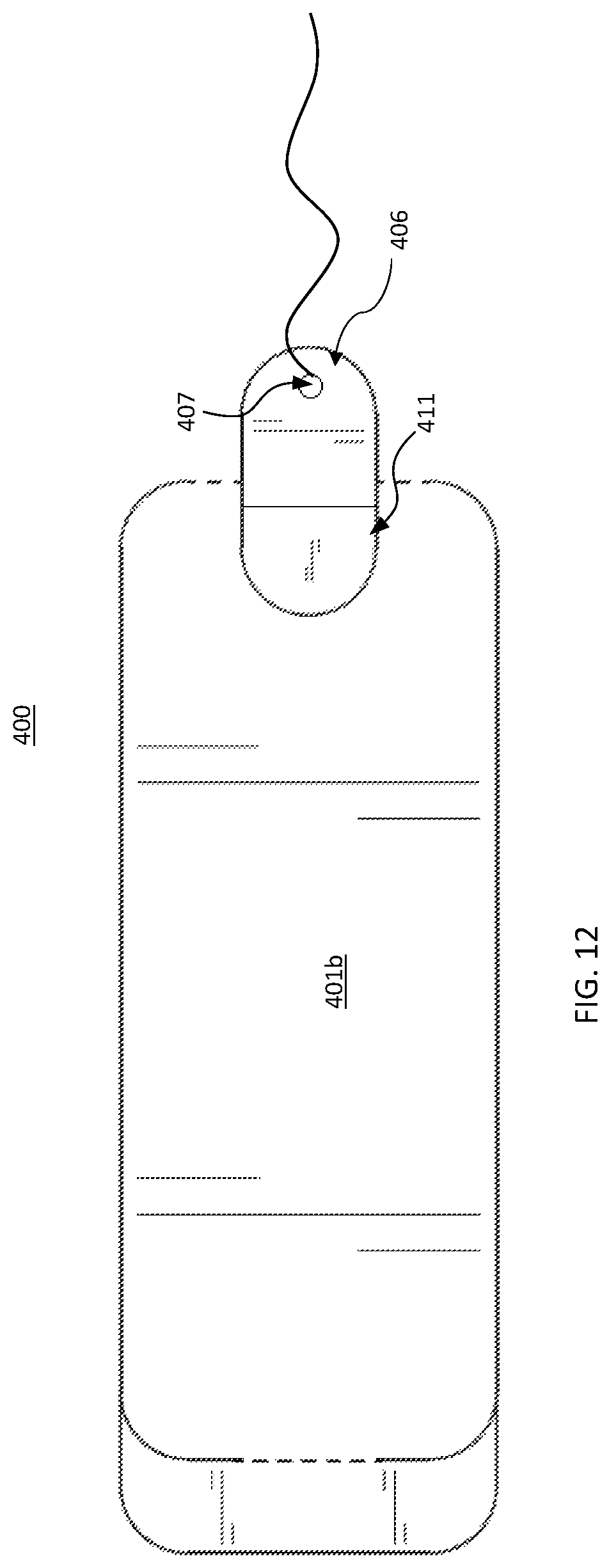 Patent US11771547 Figure 12 – Enclosure device for an implantable repair device