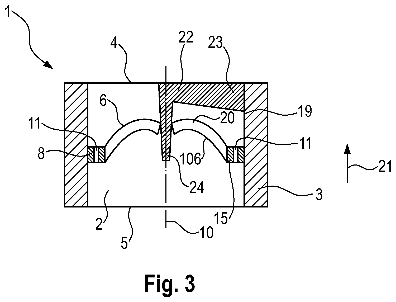 Patent US11771553 Figure 4 – Prosthetic valve for regulating fluid flow