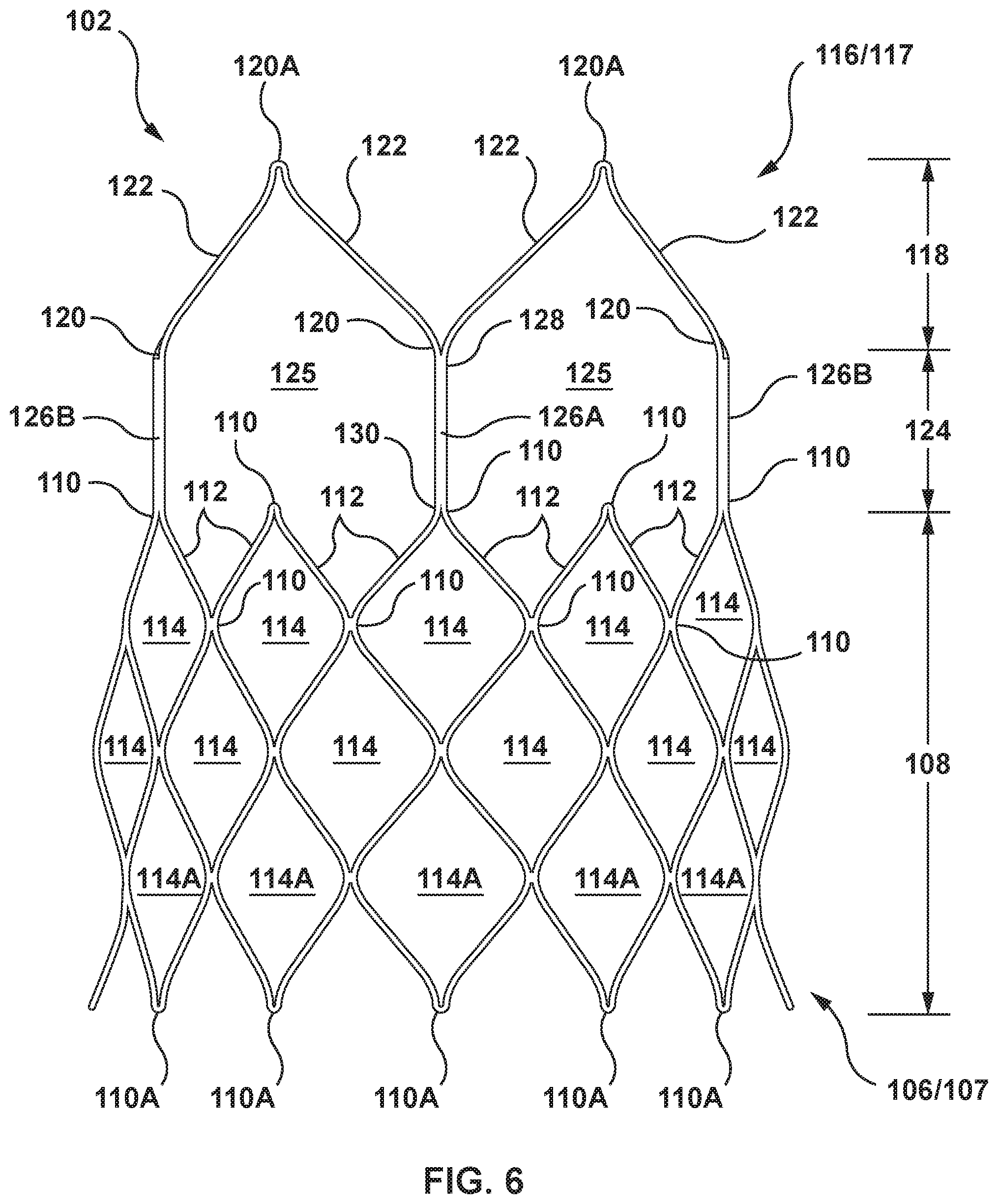Patent US11771554 Figure 5 – Supra annular tapered balloon expandable stent for transcatheter implantation of a cardiac valve prosthesis