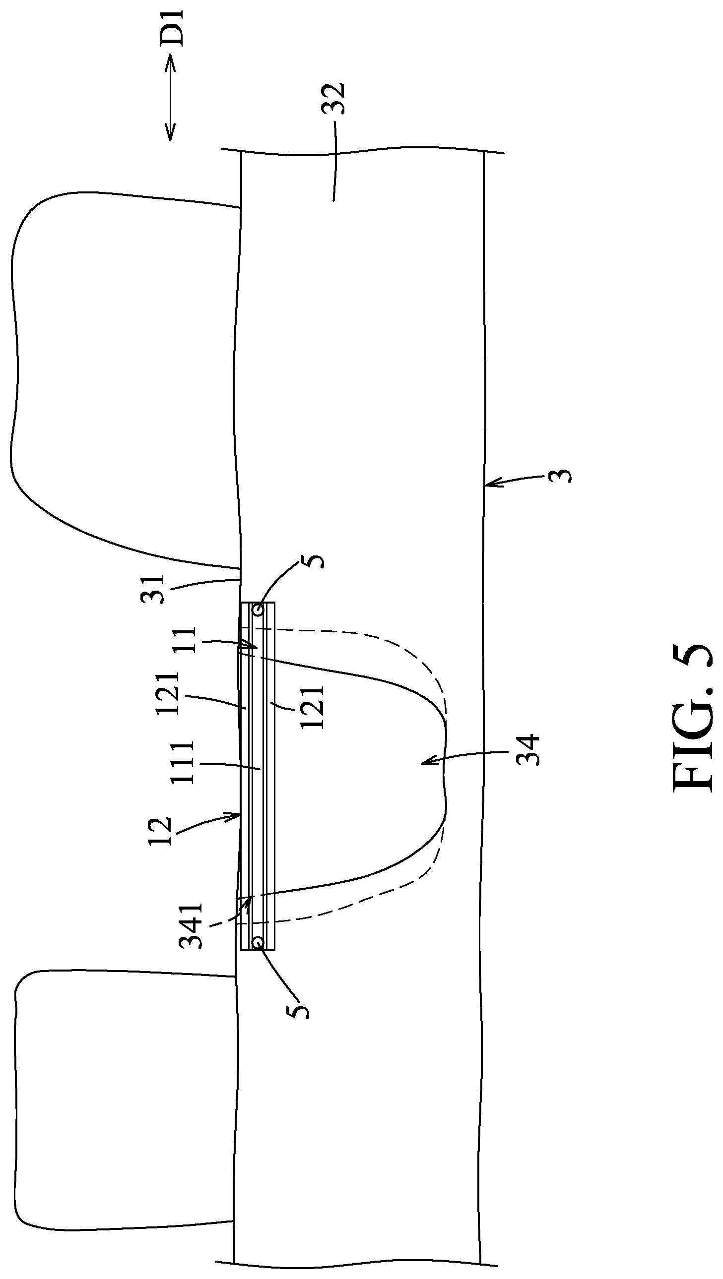 Patent US11771559 Figure 5 – Support device and method of using the same