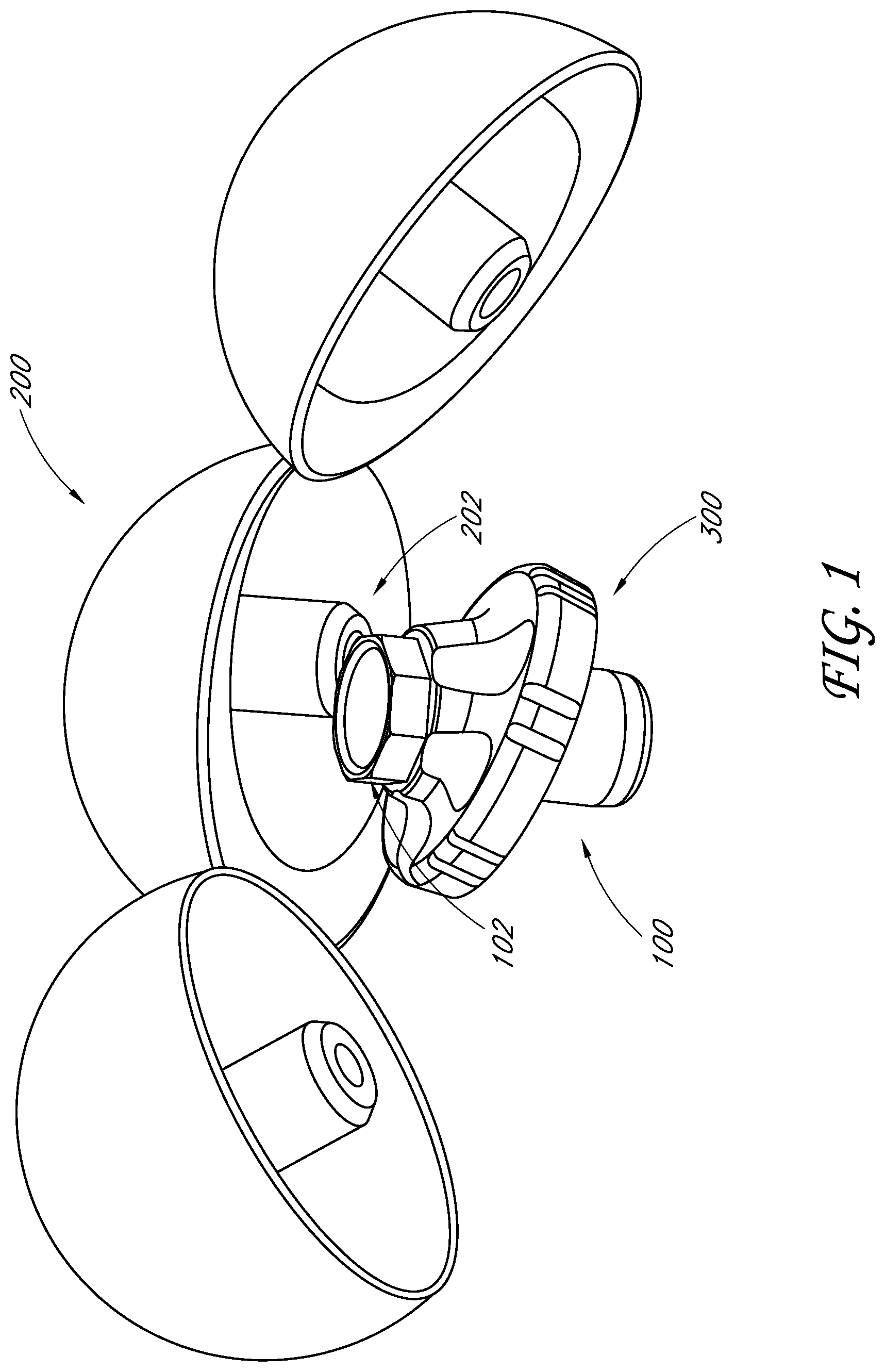 Patent US11771561 Figure 1 – Total reverse shoulder systems and methods