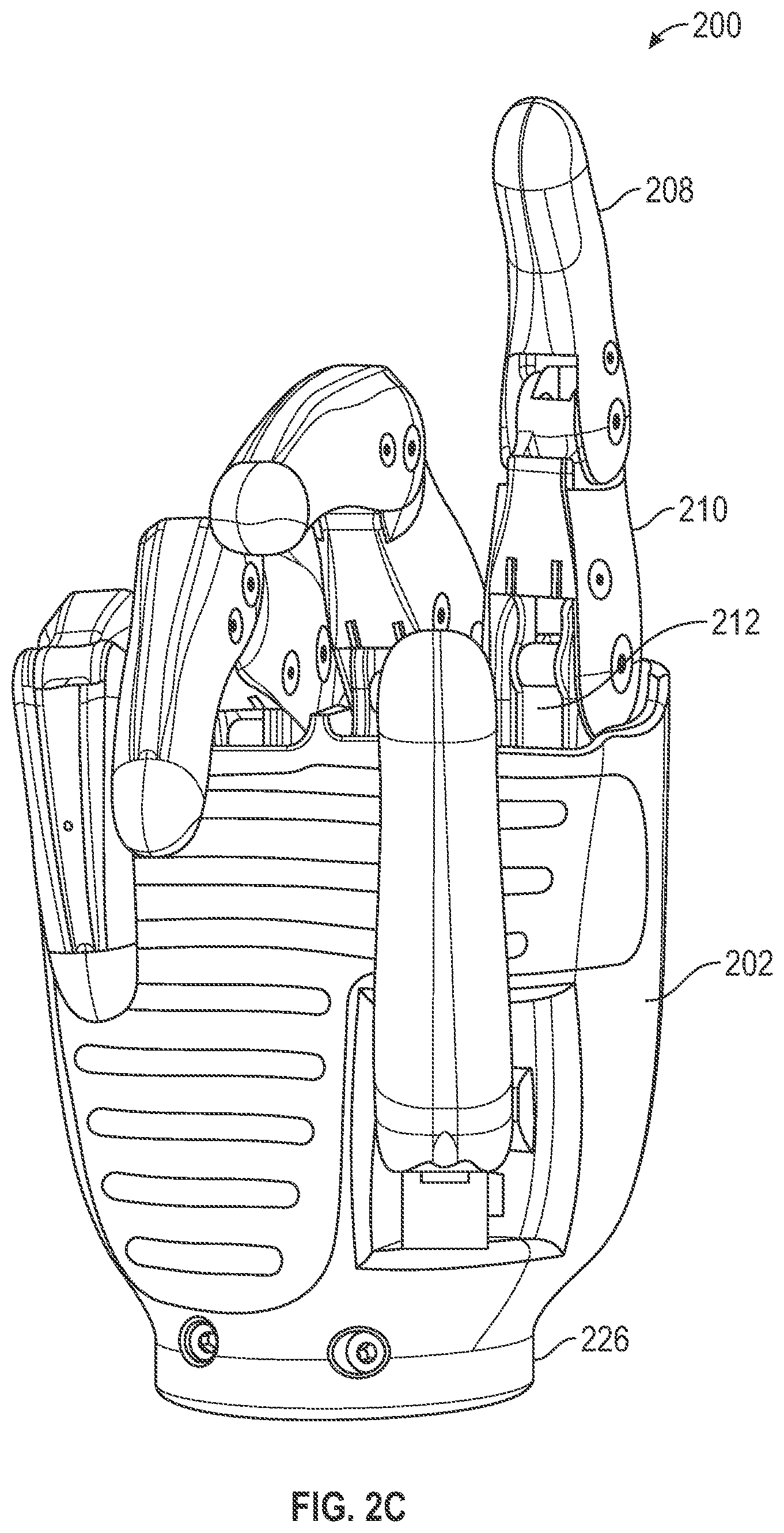 Patent US11771571 Figure 4 – Modular prosthetic hand system