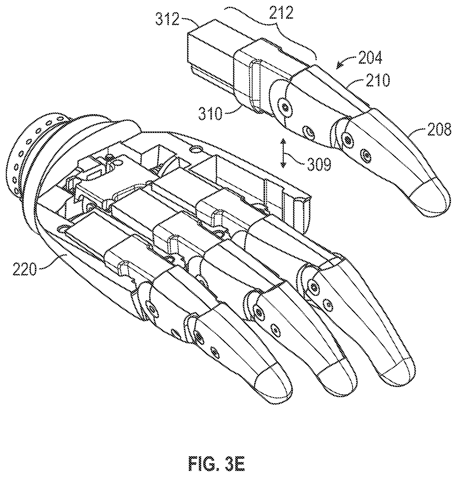 Patent US11771571 Figure 9 – Modular prosthetic hand system