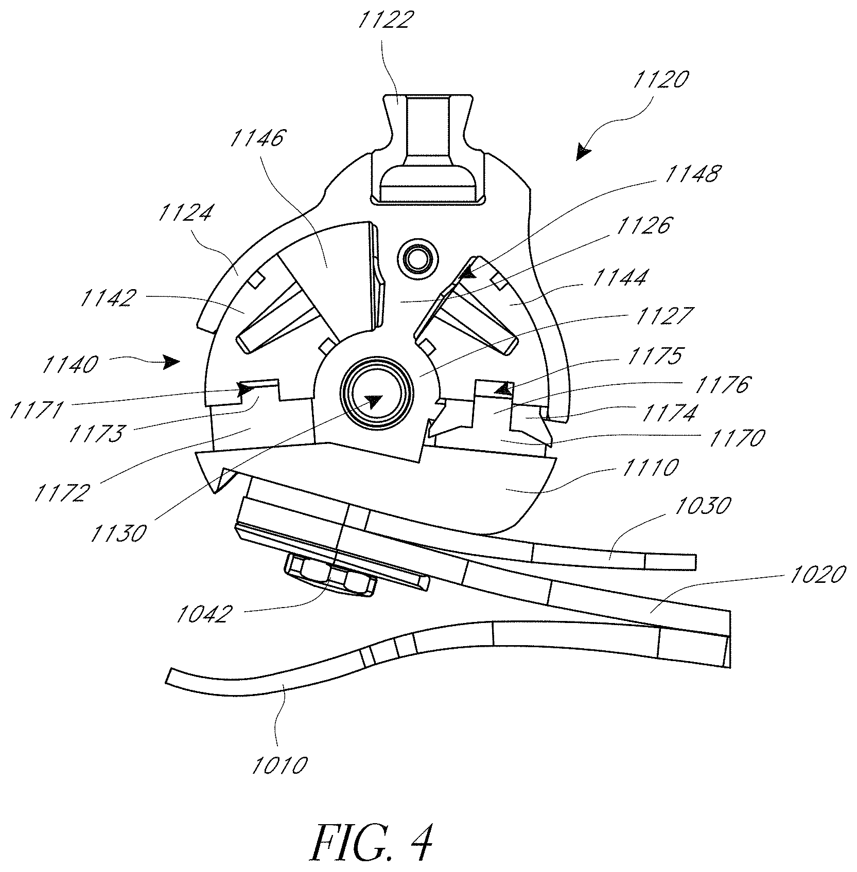 Patent US11771572 Figure 4 – Prosthetic feet having heel height adjustability