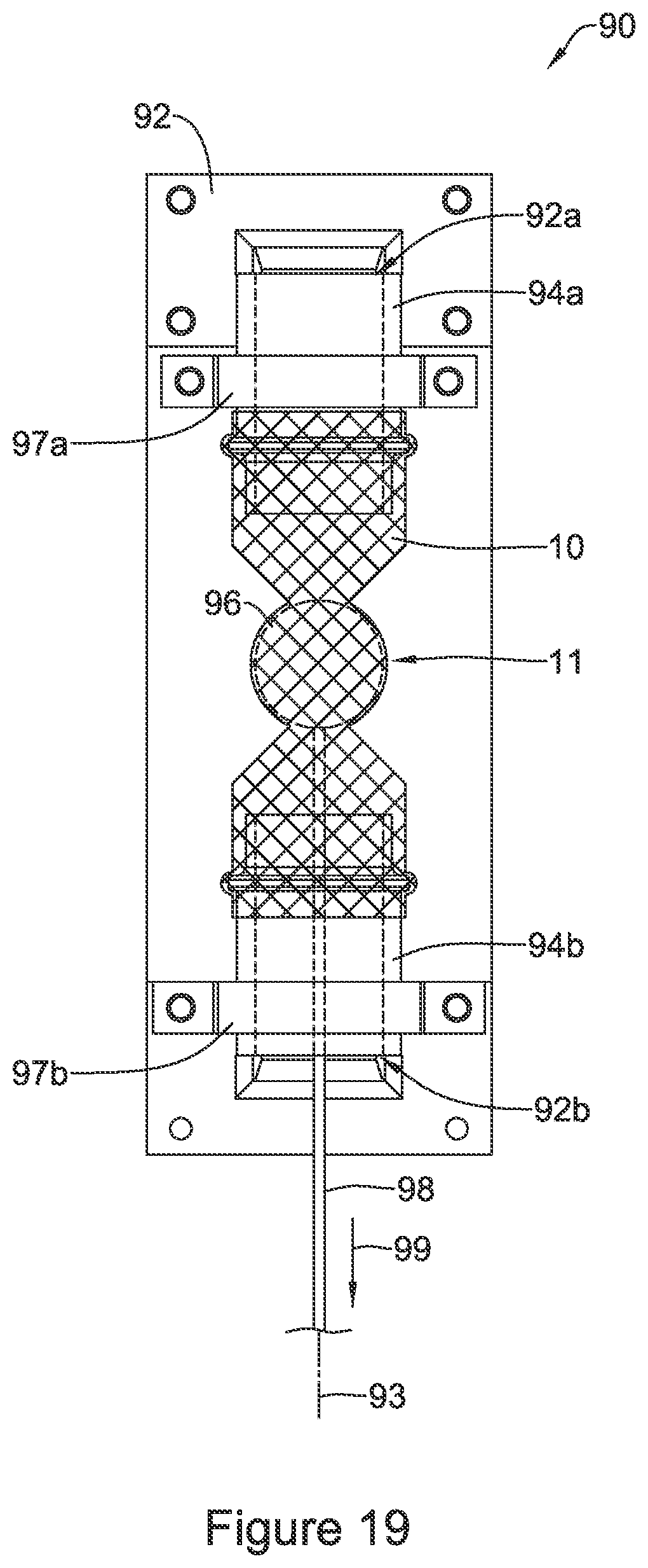 Patent US11771574 Figure 19 – Esophageal stent including a valve member