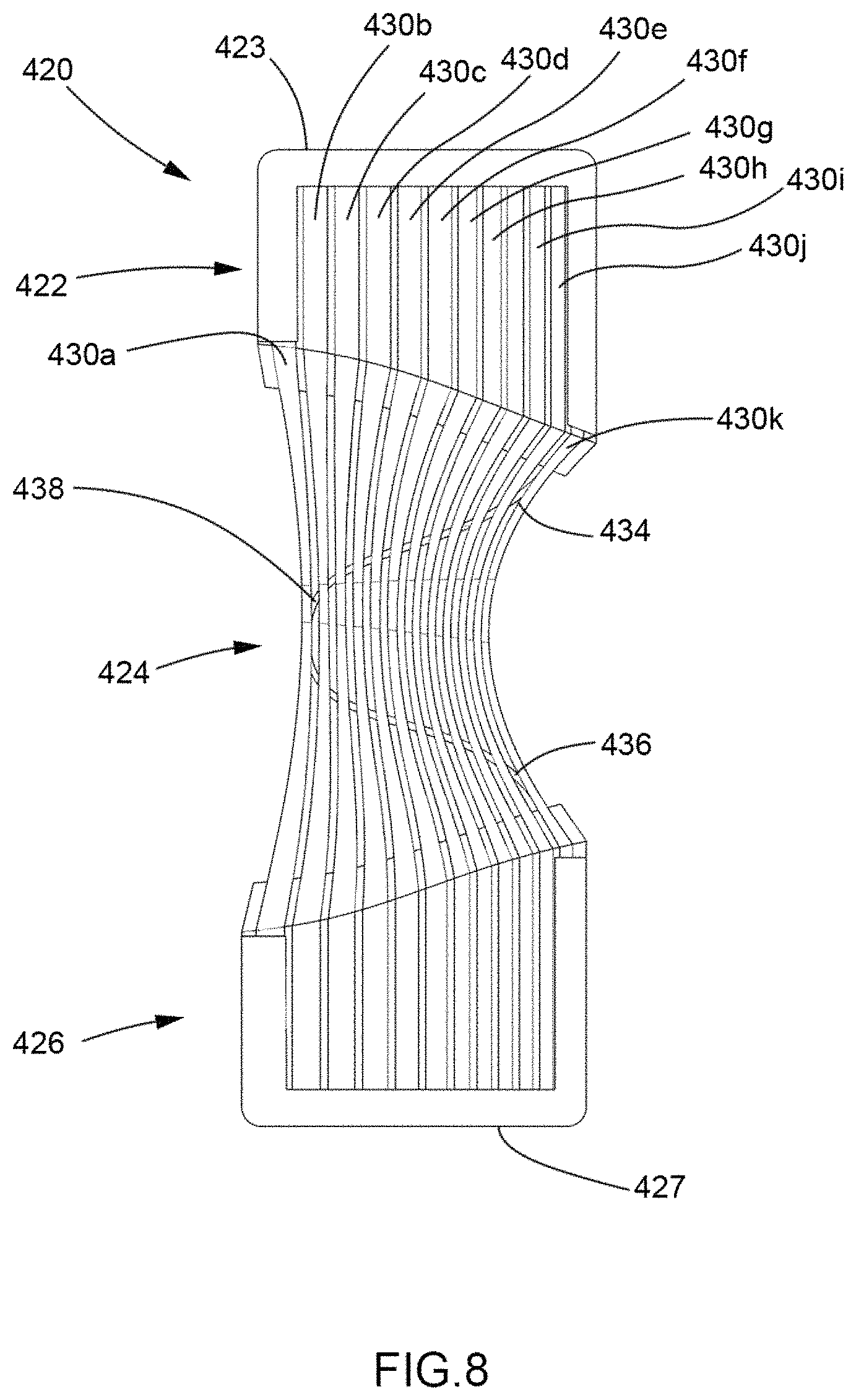 Patent US11771579 Figure 10 – Protective support for joints and extremities