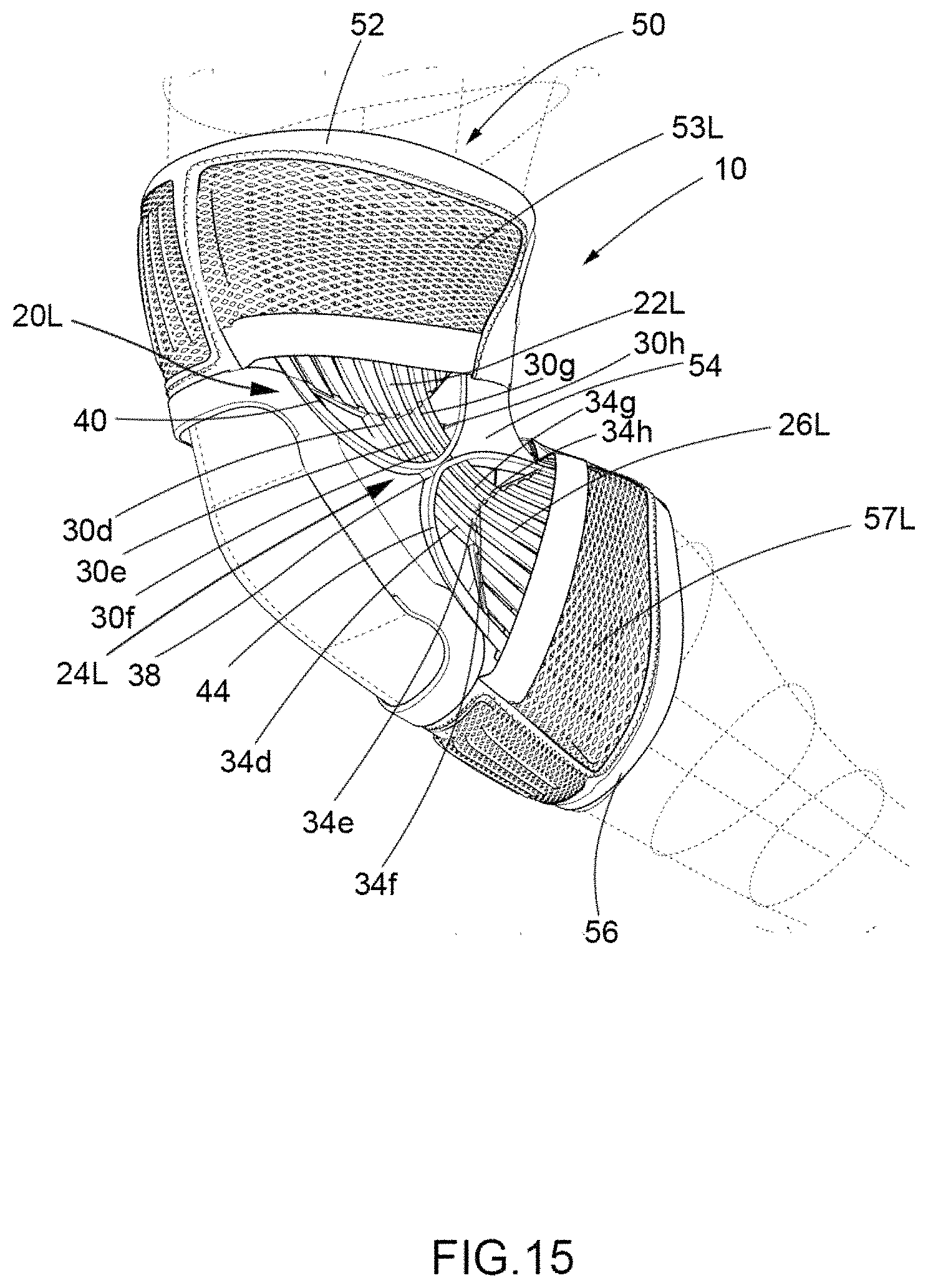 Patent US11771579 Figure 17 – Protective support for joints and extremities