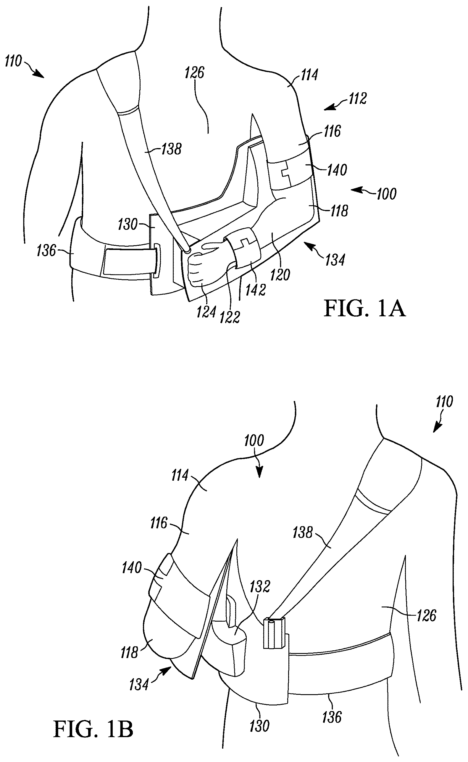 Patent US11771582 Figure 1 – Orthopedic shoulder device